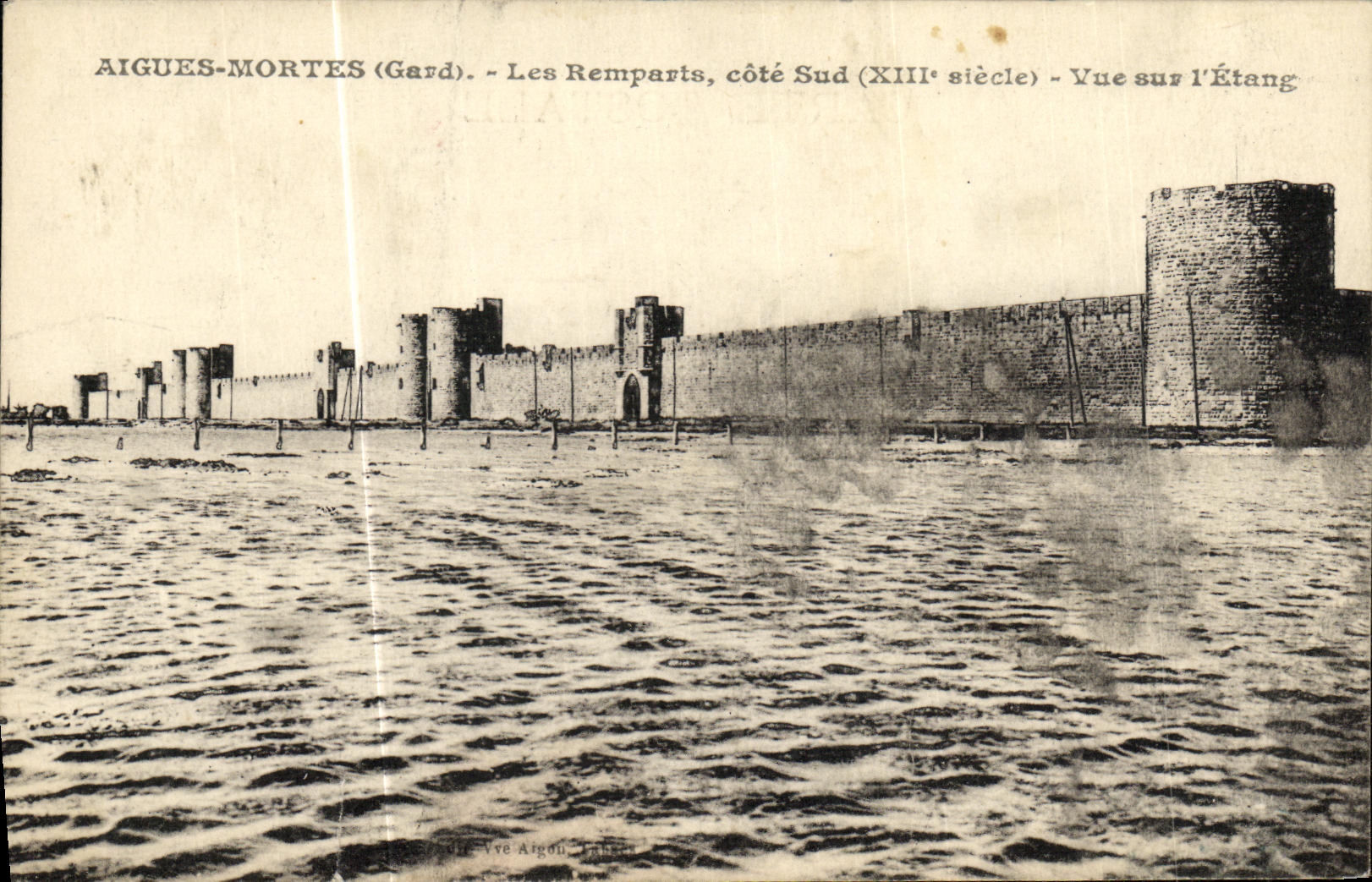 VINTAGE POSTCARD Acute Dead the Walls Southern part Seen on L pond