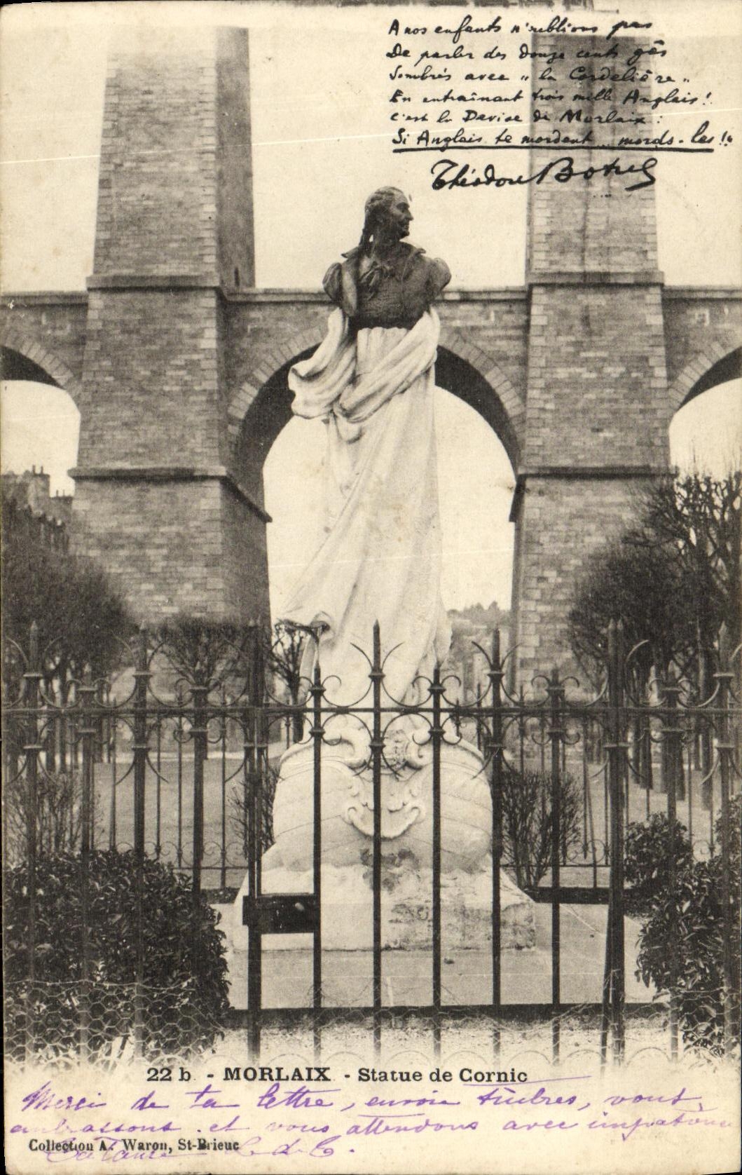 Reglas de Morlaix de la POSTAL de la VENDIMIA de Cornic