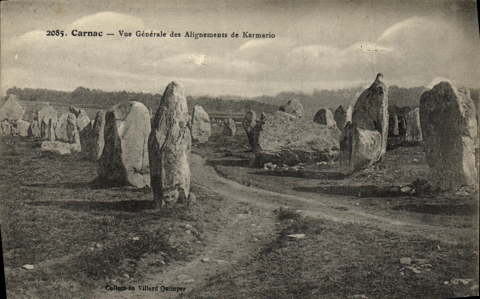 CPA Carnac Vue Generale des Alignements de Kermario