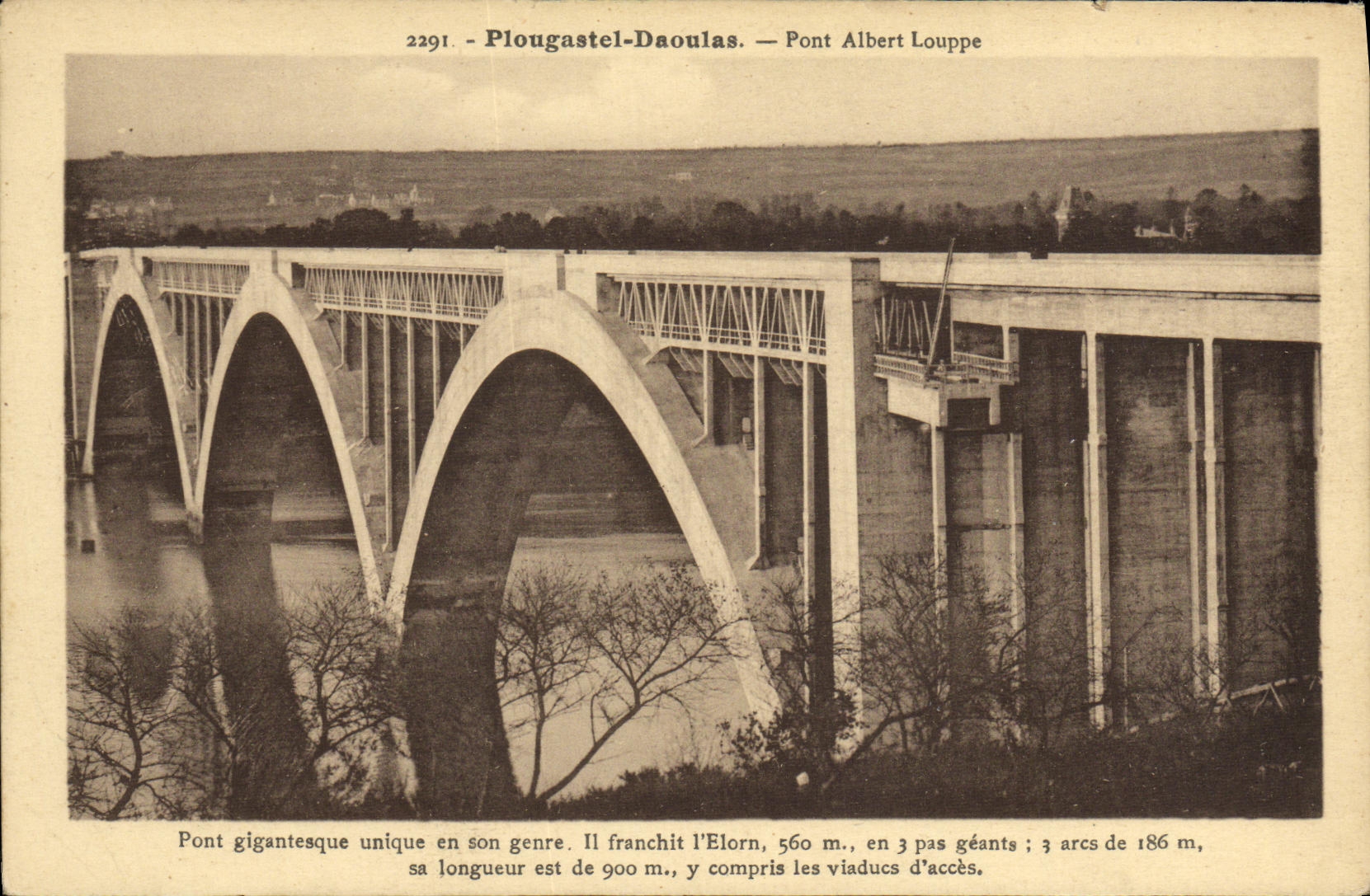 CPA Plougastel Daoulas Pont Albert Louppe