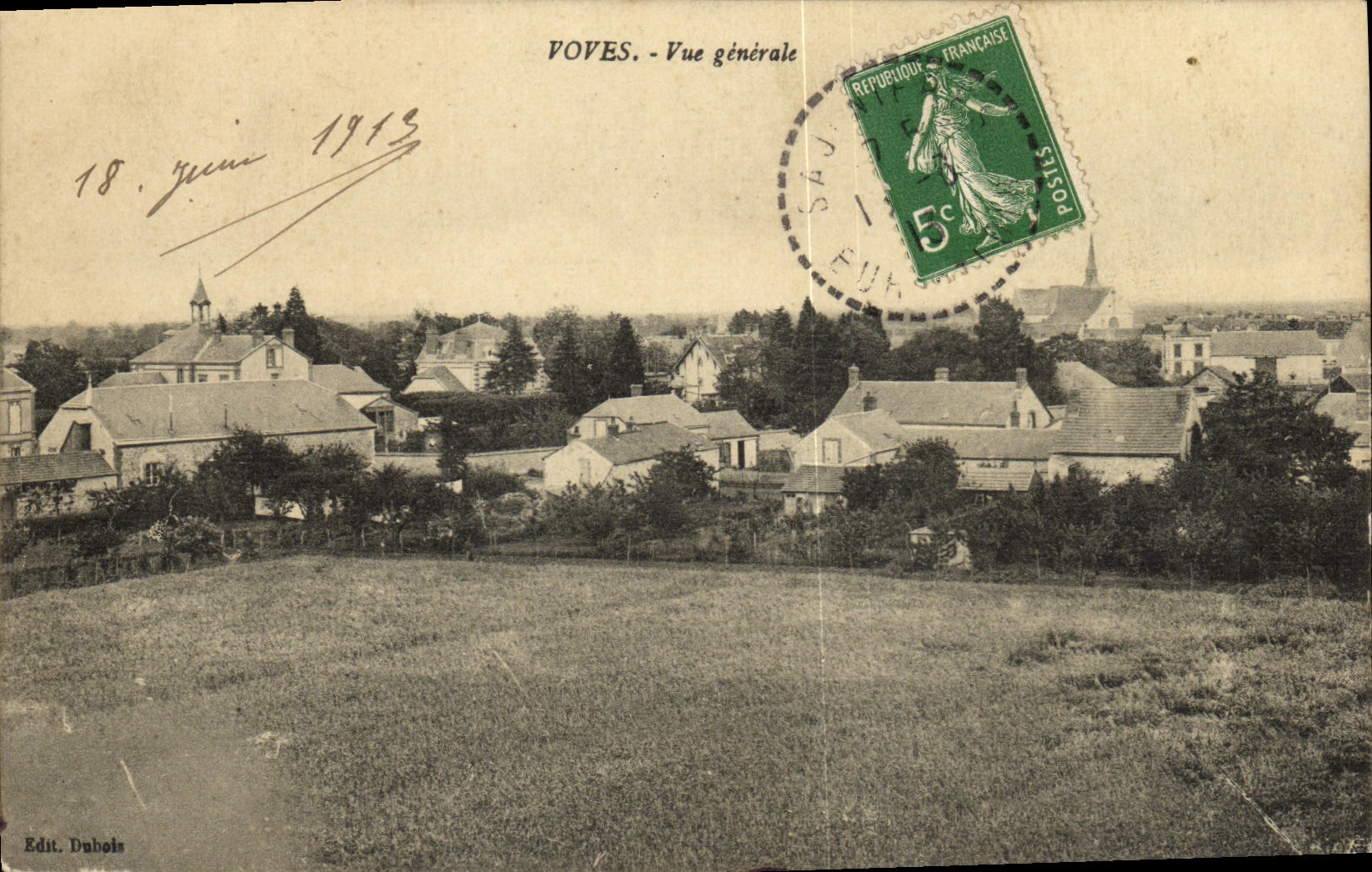 CPA Voves Vue generale