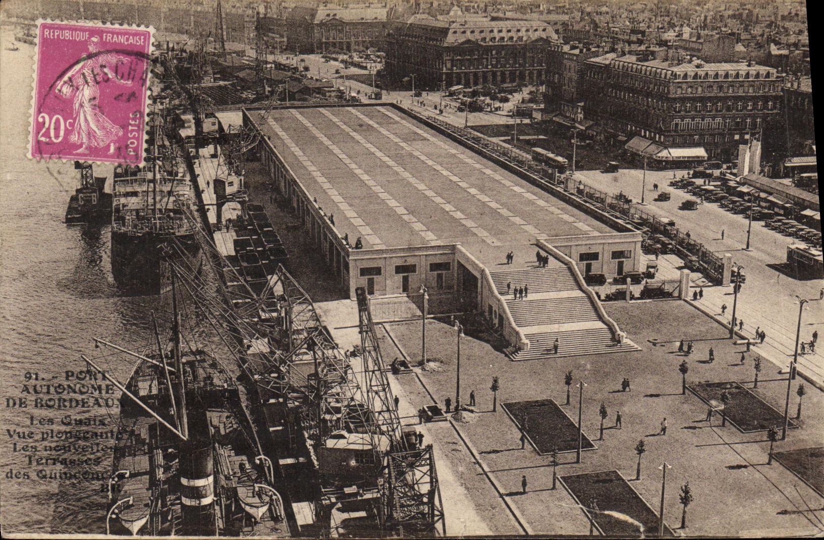 CPA Port Autonome de Bordeaux Bateaux