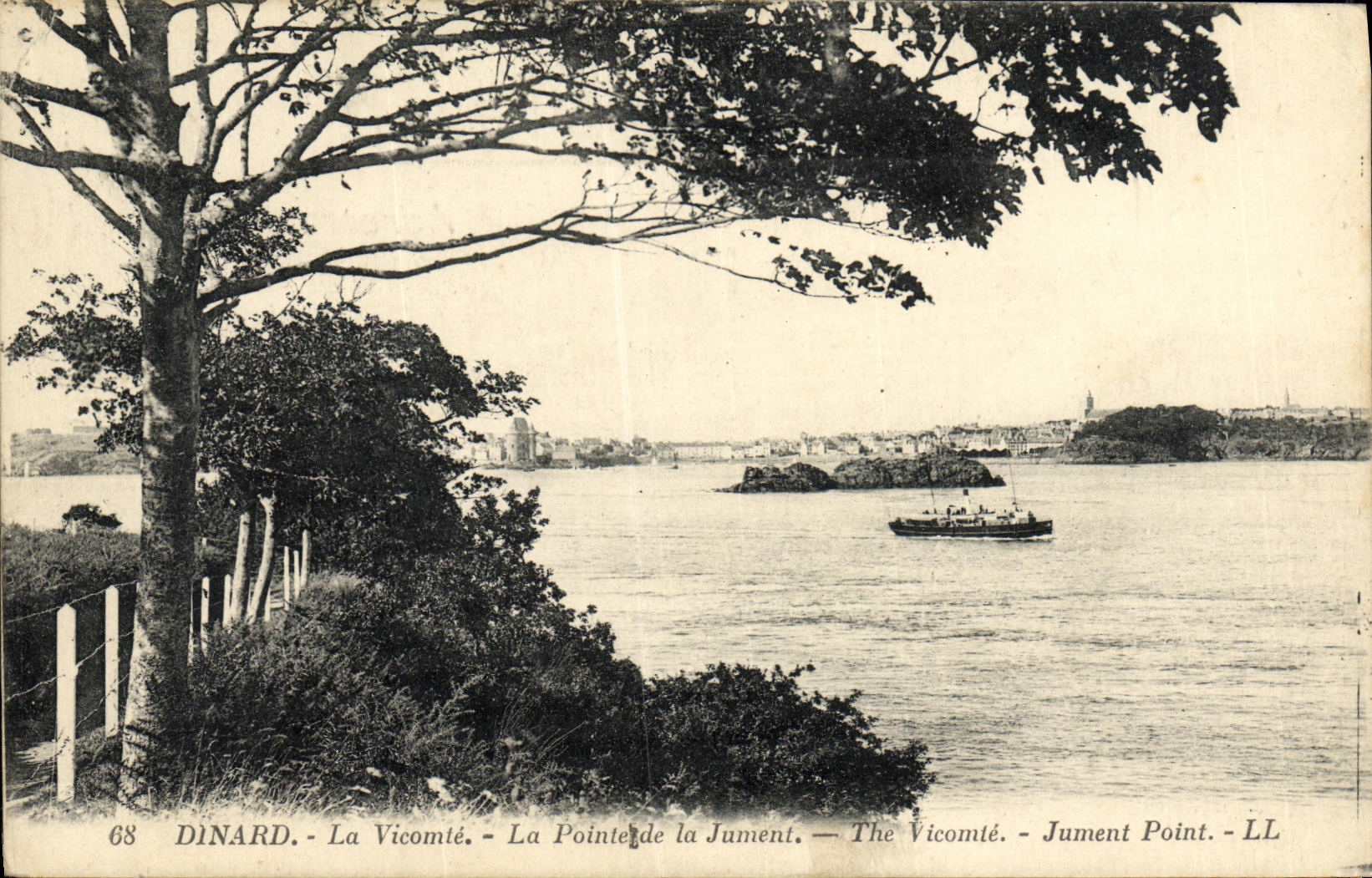 CPA Dinard La Vicomte La Pointe de la Jument
