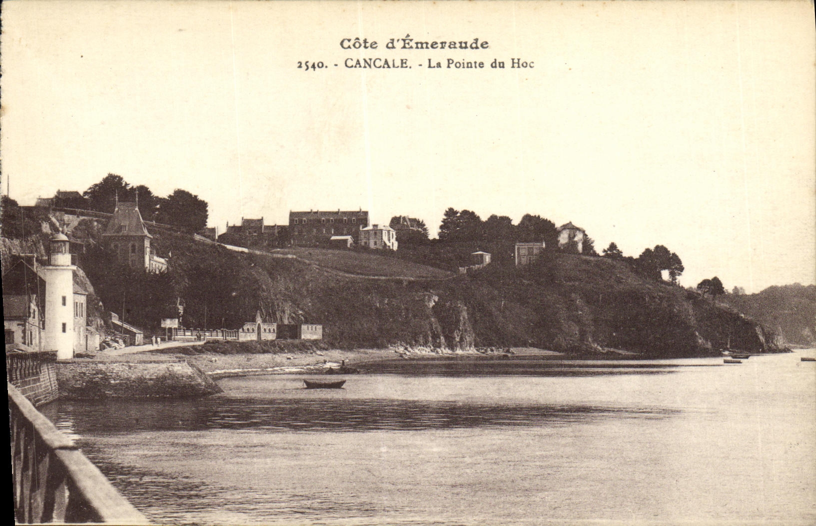 VINTAGE POSTCARD Cancale Ponite of Hoc