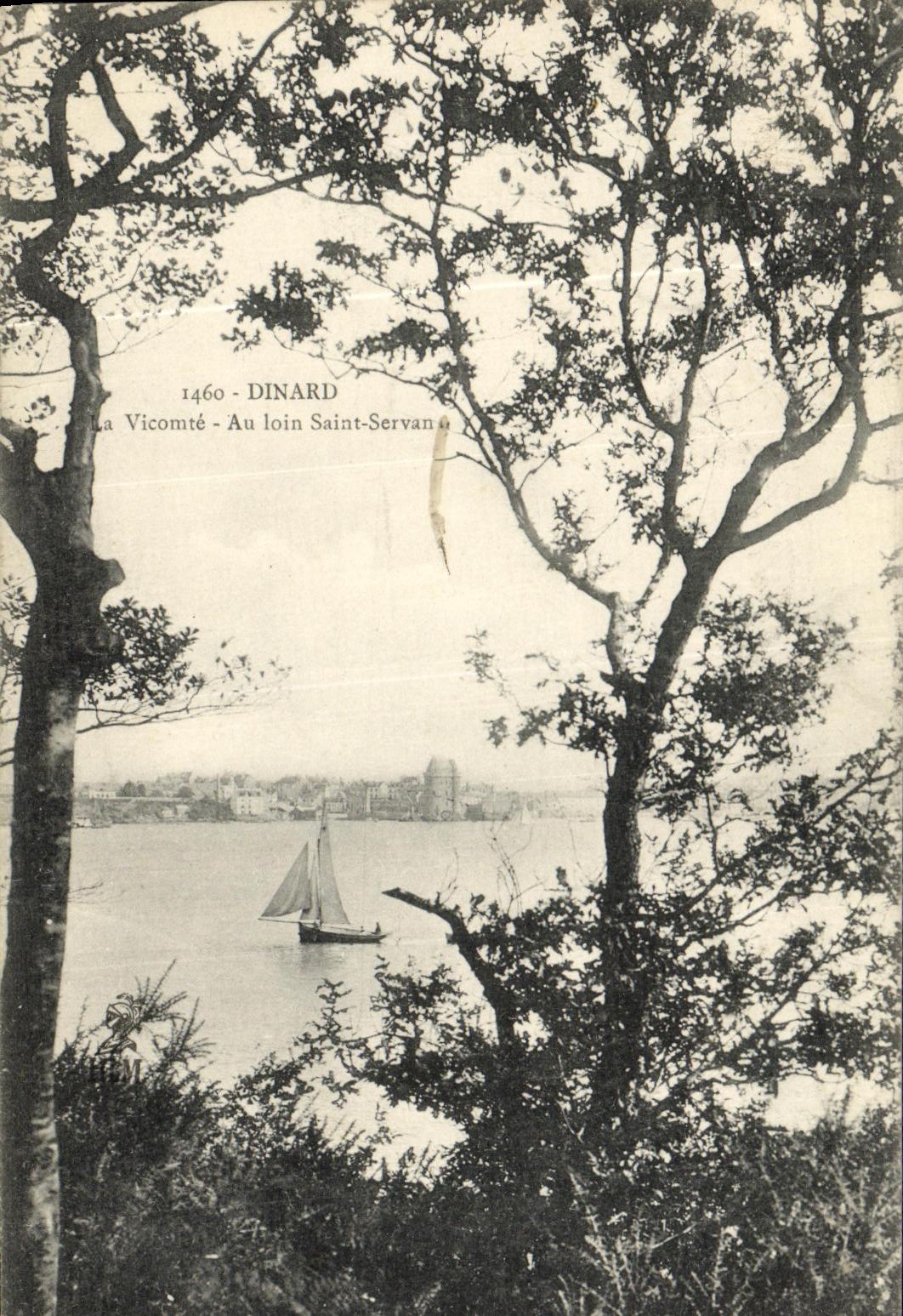 CPA Dinard La Vicomte au loin Saint Servan