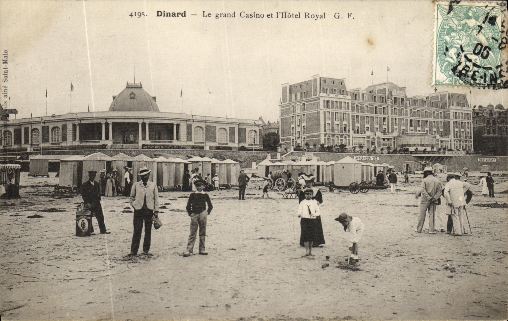 CPA Dinard La grand Casino et l hotel Royal
