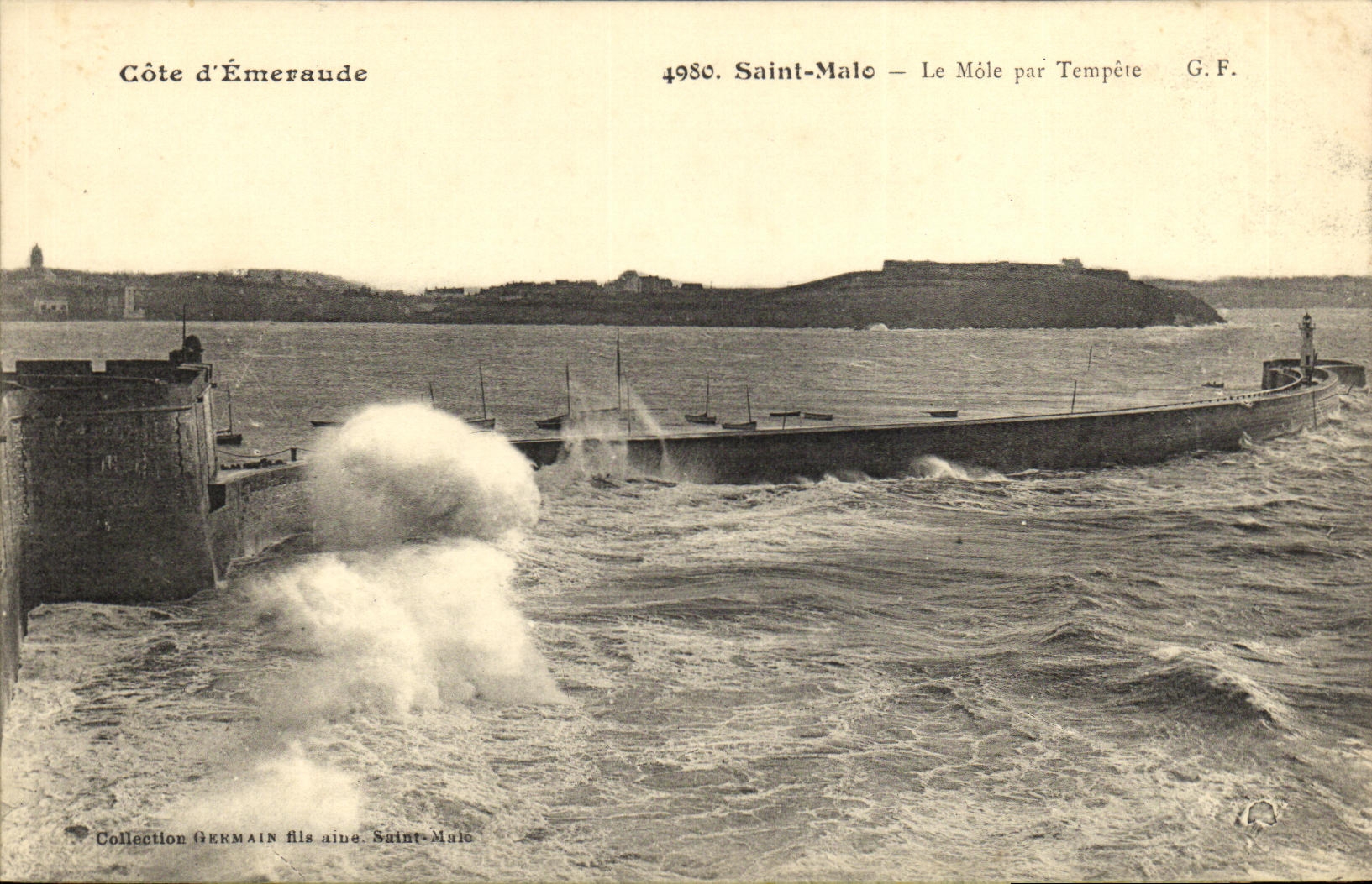 VINTAGE POSTCARD Holy Malo the Mole By Moderate