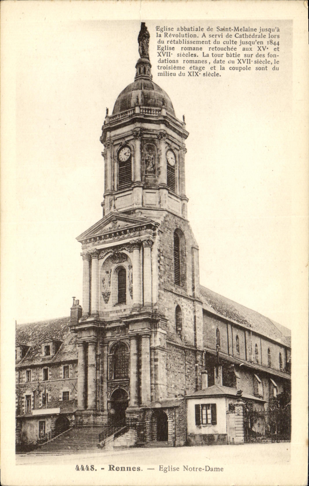 CPA Rennes L Entree Principale du Thabor