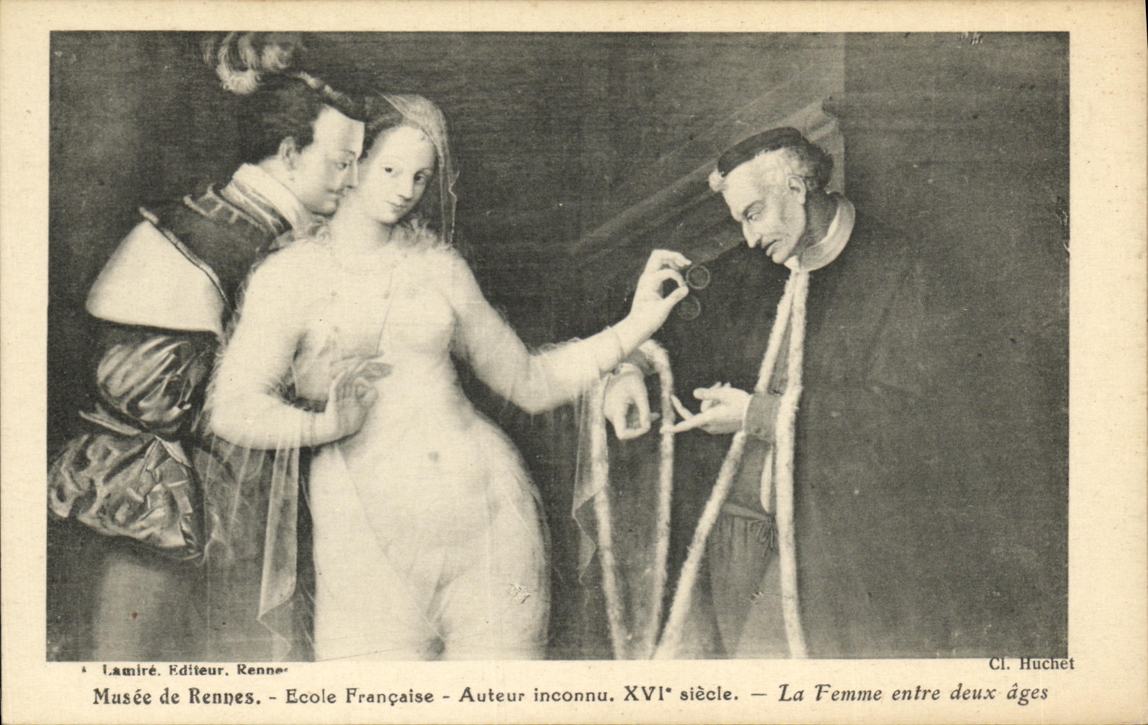 CPA Rennes Ecole Francaise Auteur Inconnu La femme entre deux ages