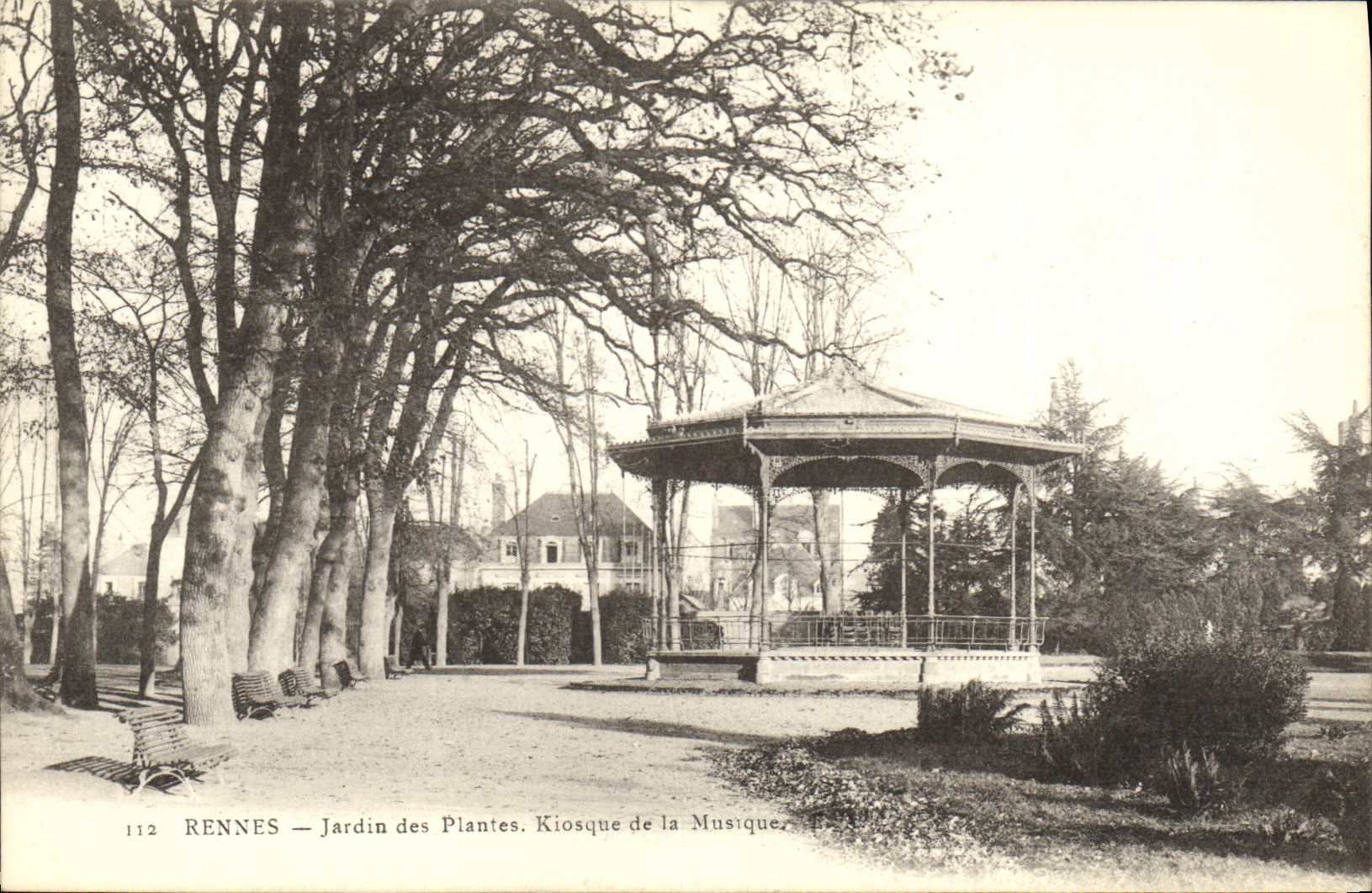 CPA Rennes Jardin des Plantes Kiosque de la musique