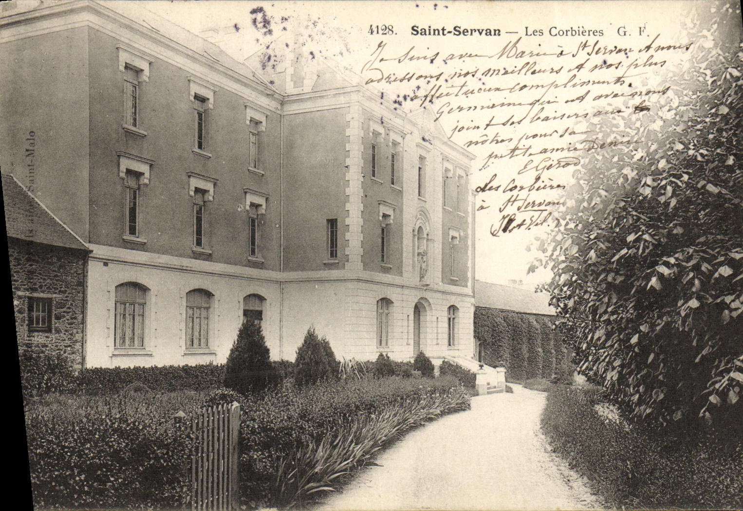 St Servan Corbieres de la POSTAL de la VENDIMIA