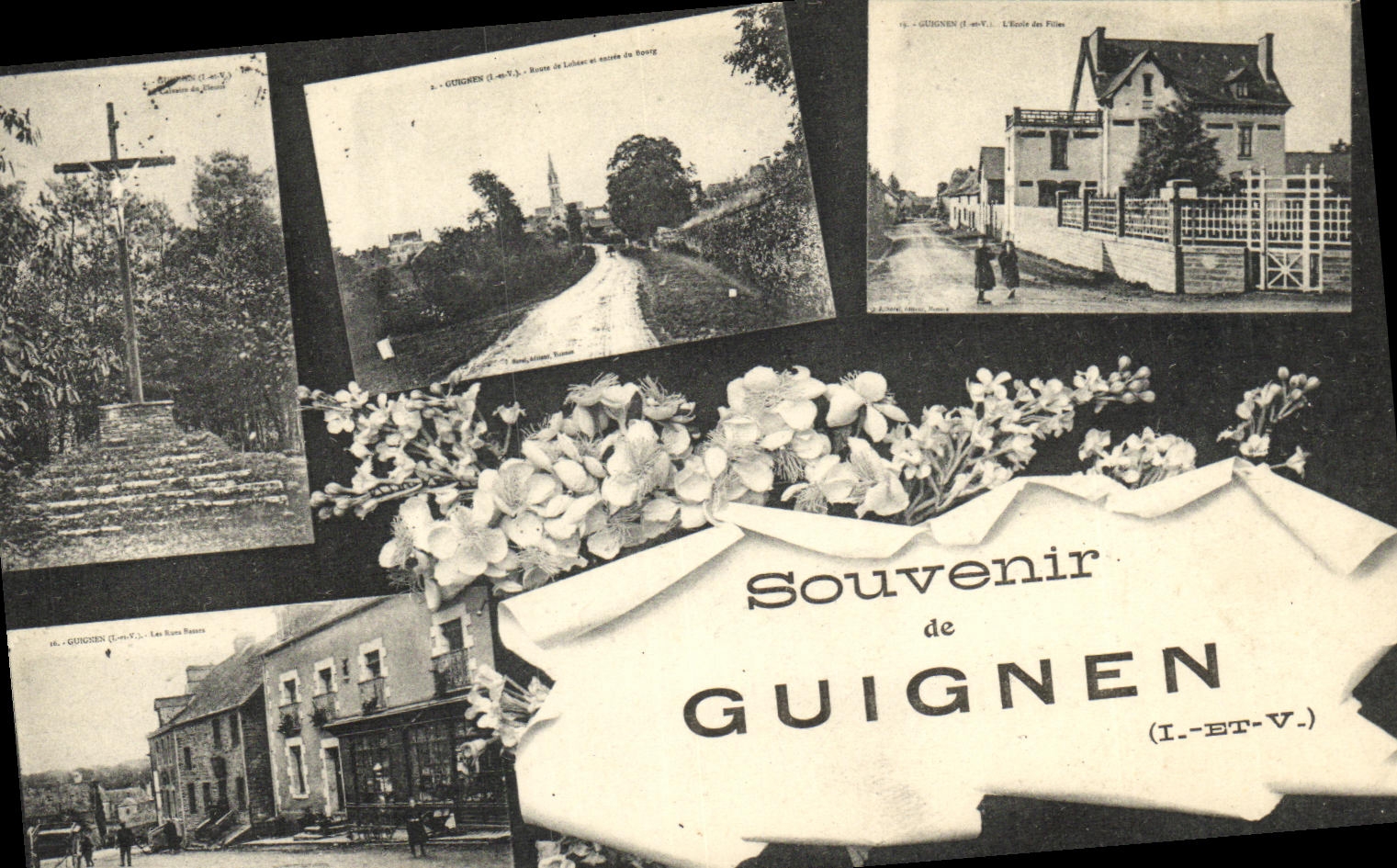 POSTAL Guignen santo de la VENDIMIA