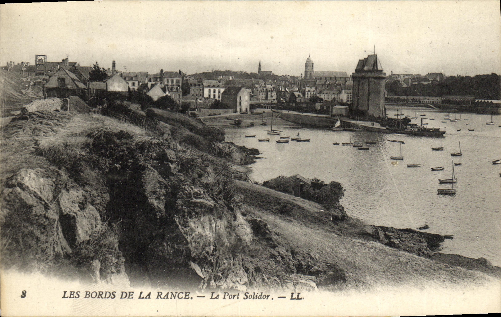 Bordes de la POSTAL de la VENDIMIA de rancio el puerto de Solidor