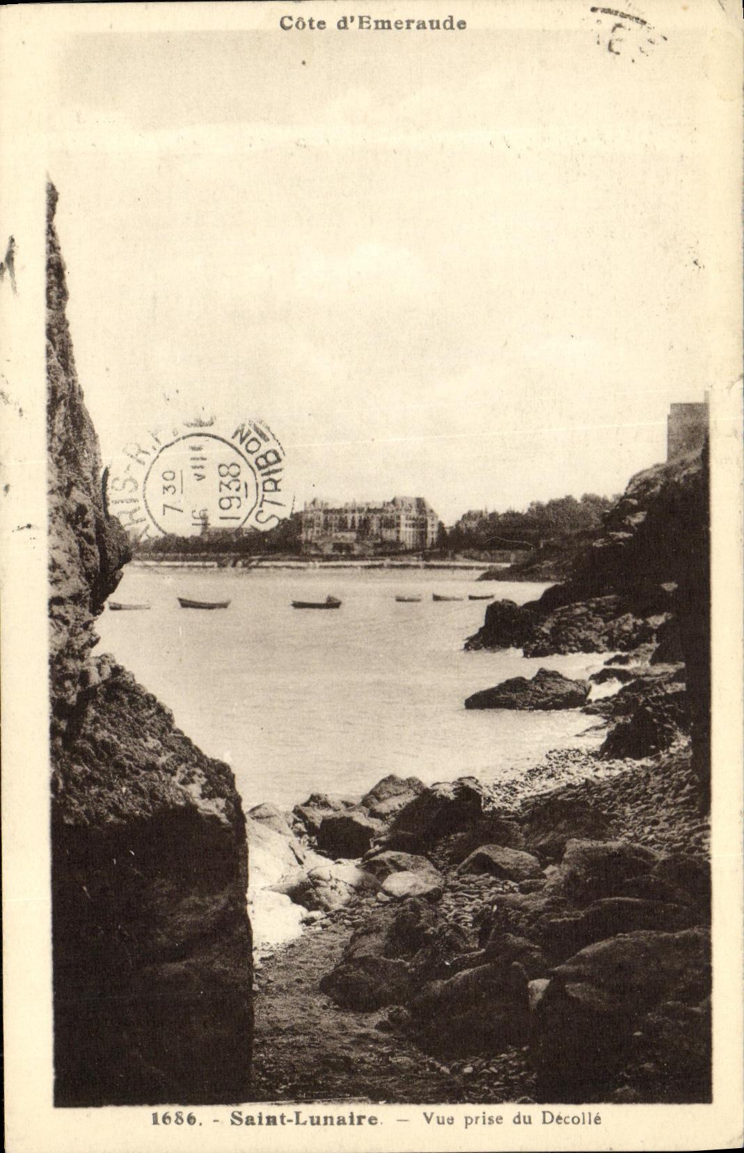 La POSTAL de la VENDIMIA lunar Saint vista de saca