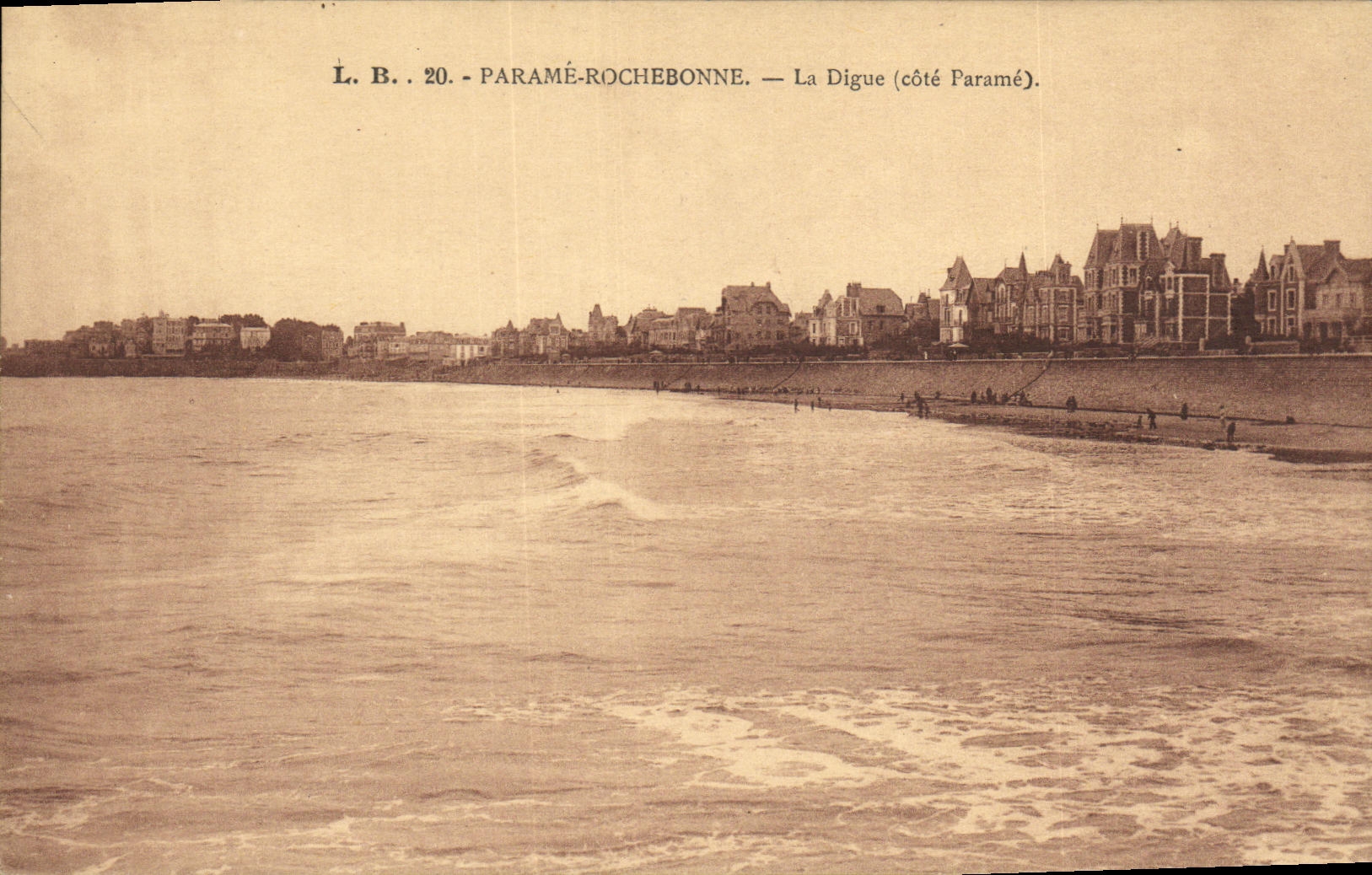 VINTAGE POSTCARD Parame Rochebomnne the Dam