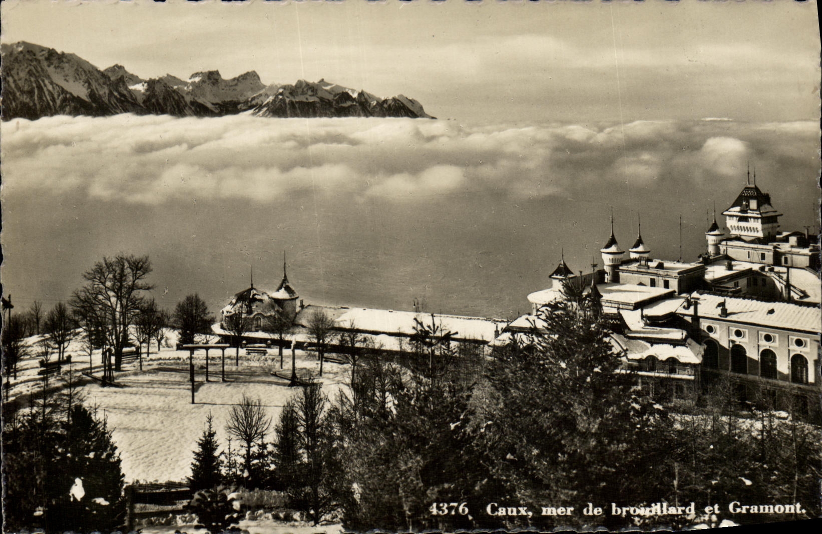 CPM Caux Mer de brouillard et Gramont