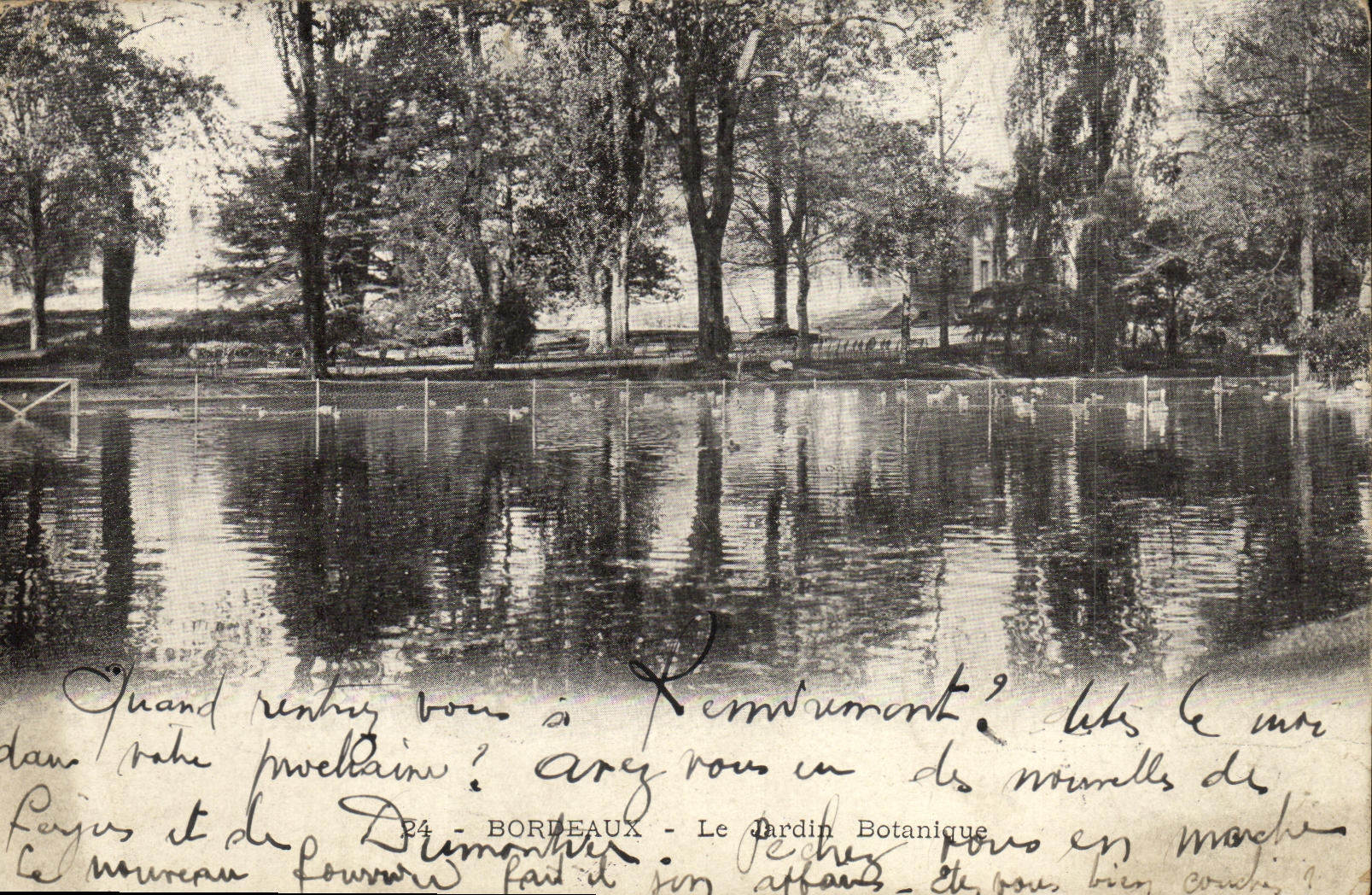CPA Bordeaux Le jardin Botanique