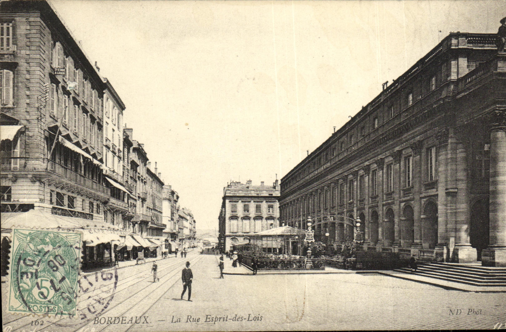 CPA Bordeaux La Rue Esprit des Lois