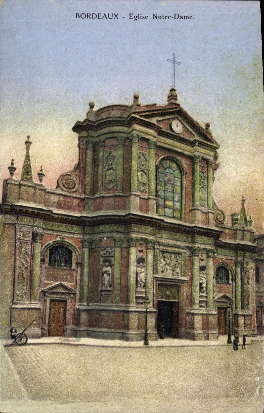 CPA Bordeaux Eglise Notre Dame