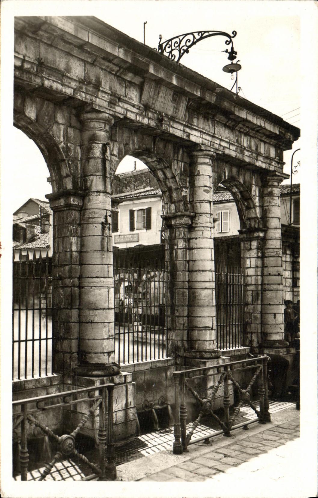 Fuente caliente de Toulouse de la POSTAL de la VENDIMIA