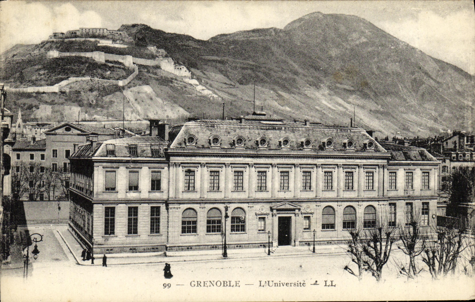POSTAL Grenoble L universidad de la VENDIMIA