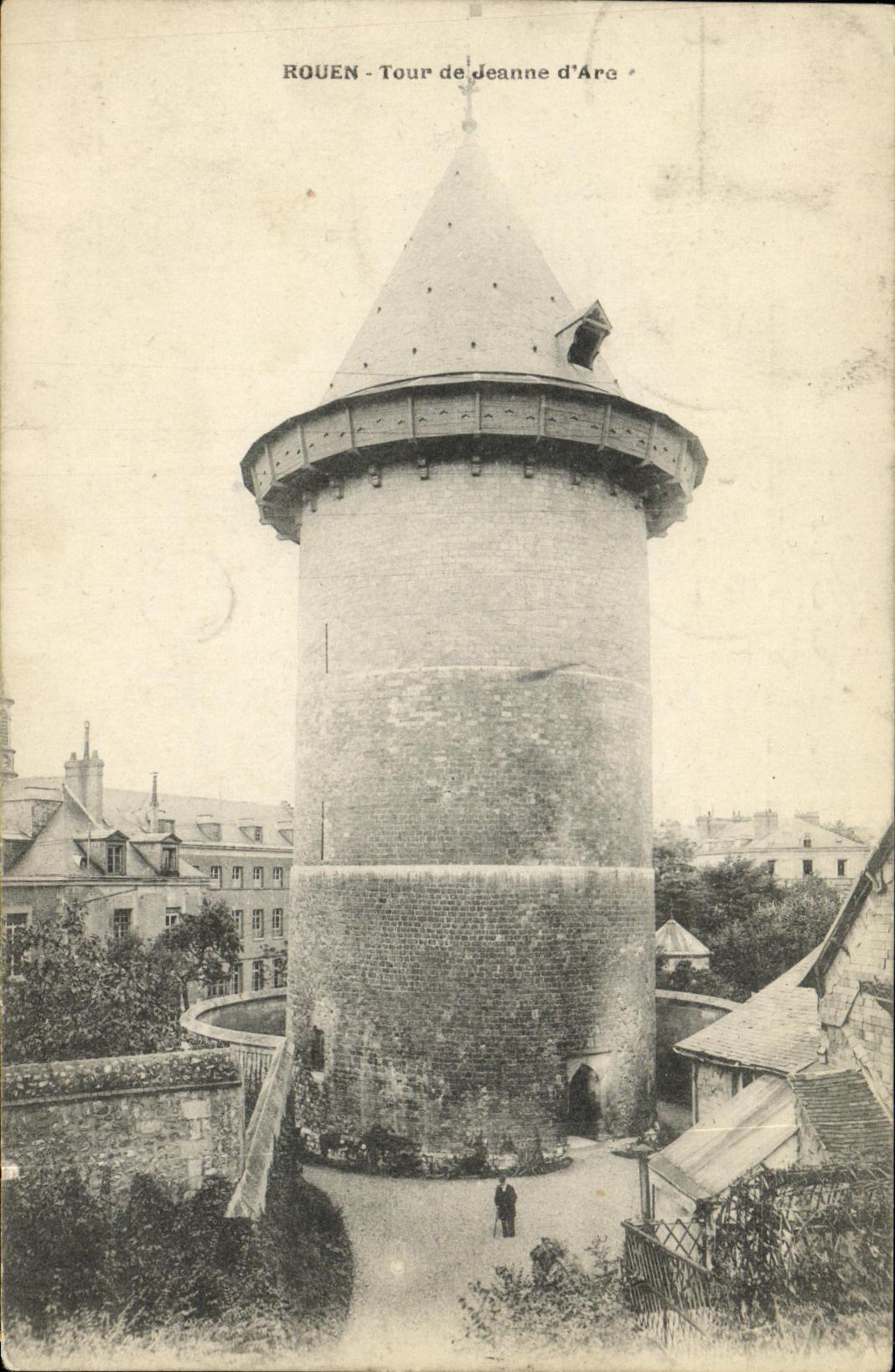 VINTAGE POSTCARD Rouen Turn of Jeanne D Arc