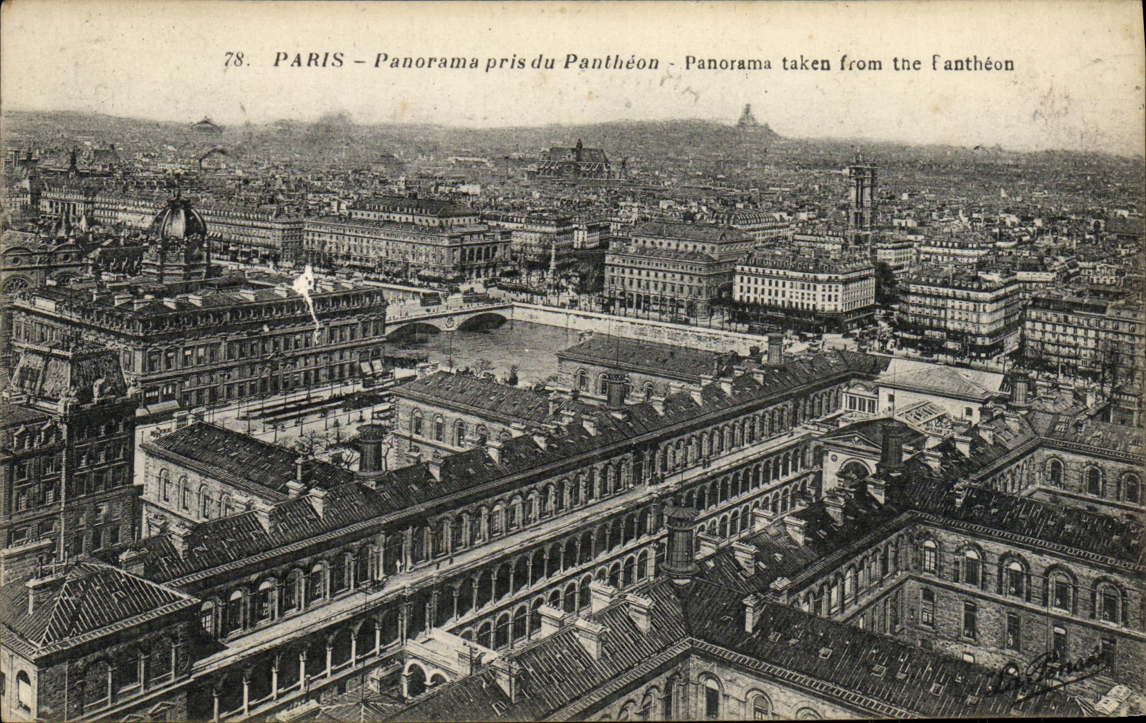 CPA Paris Panorama de la Place de L Opera