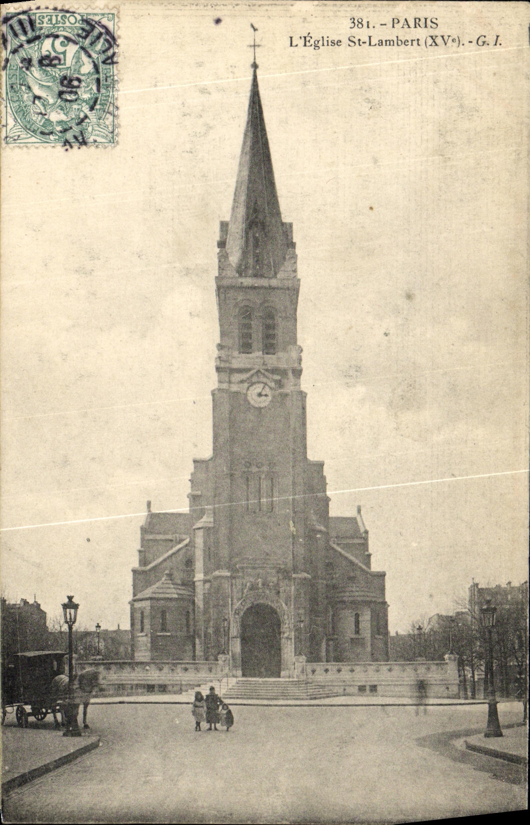 CPA Paris L Eglise St Lambert