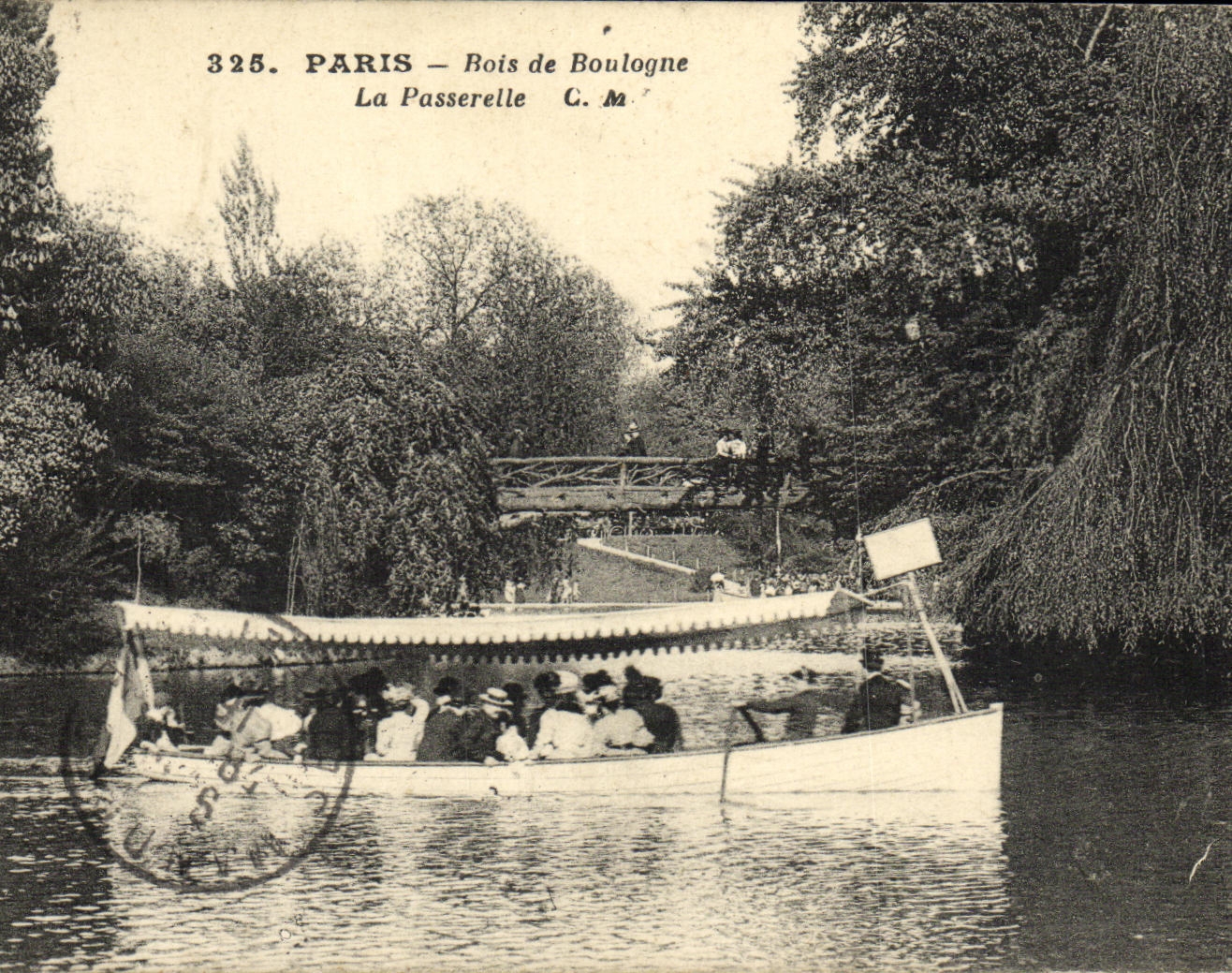 CPA Paris Rois de Boulogne La Passerelle