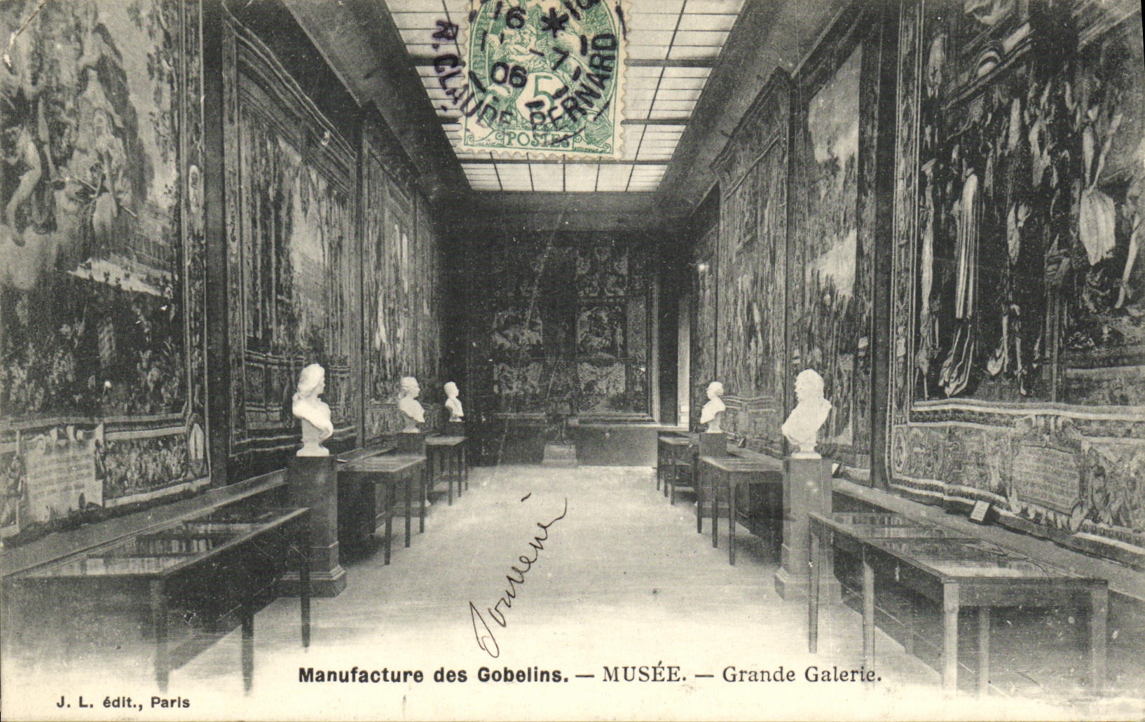 CPA Paris Grande Galerie Manufacture des Gobelins