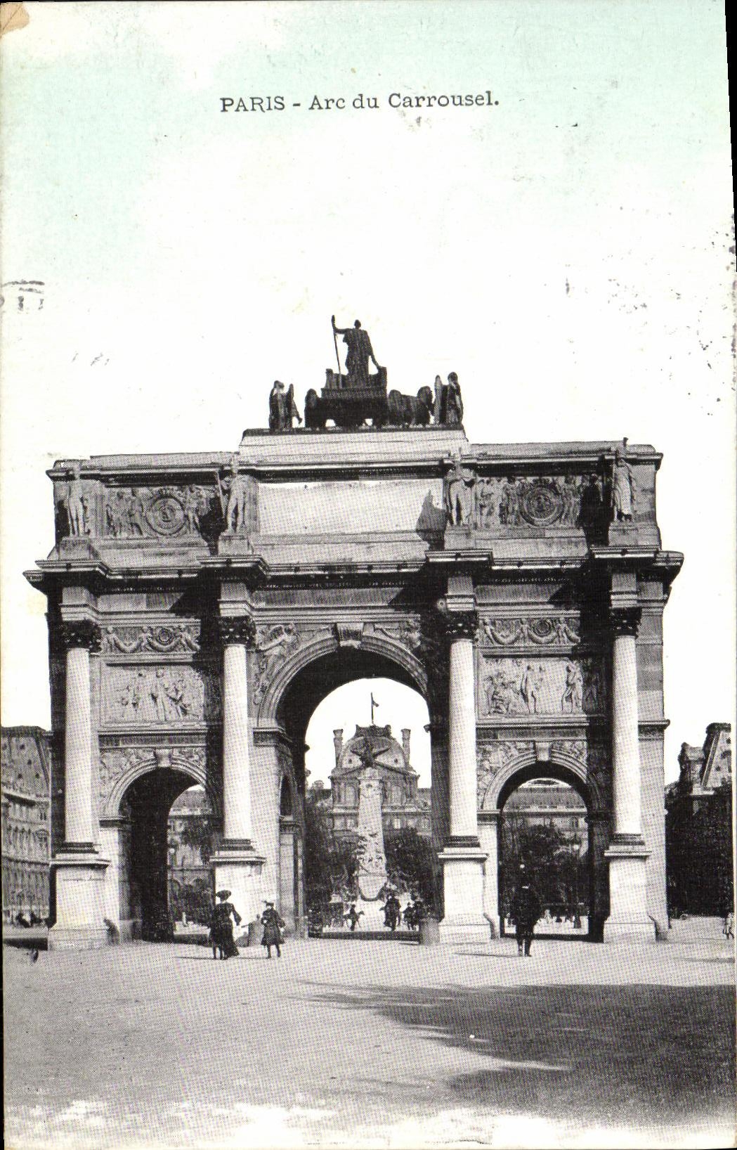 CPA Paris Arc du Carrousel