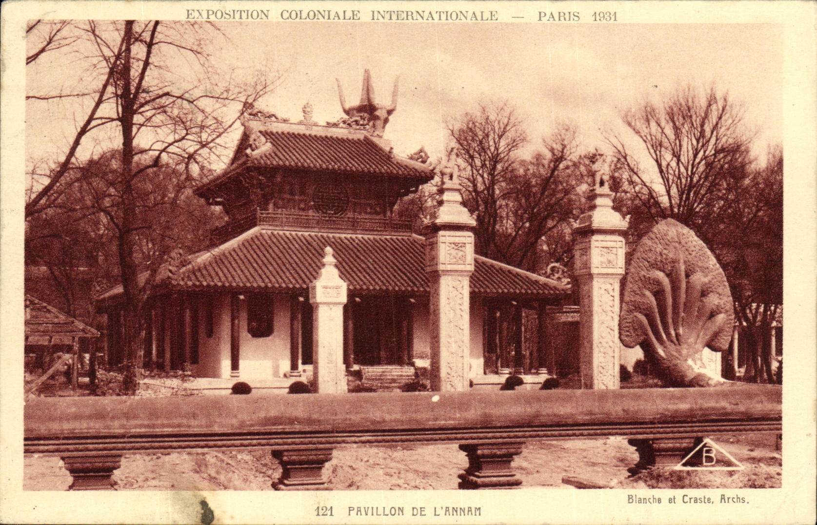 CPA Exposition Coloniale Internationale Paris 1931 Pavillon de L Annam