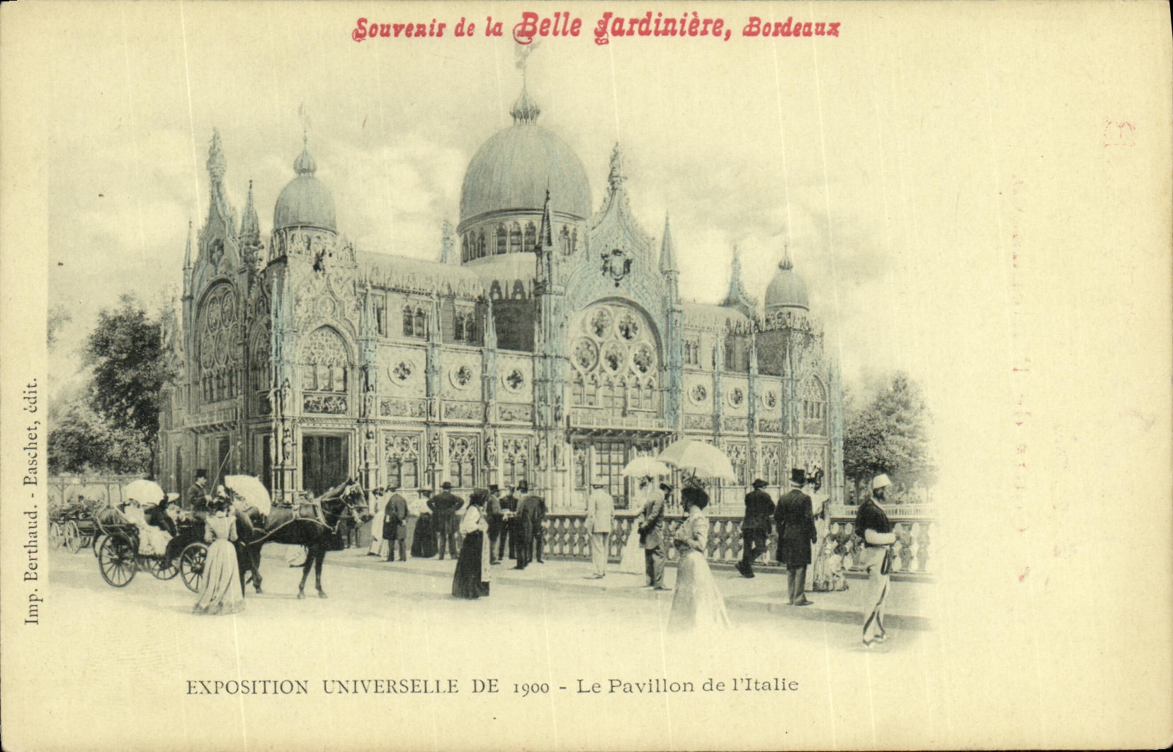 CPA Exposition Universelle de 1900 Paris Le Pavillon de l Italle