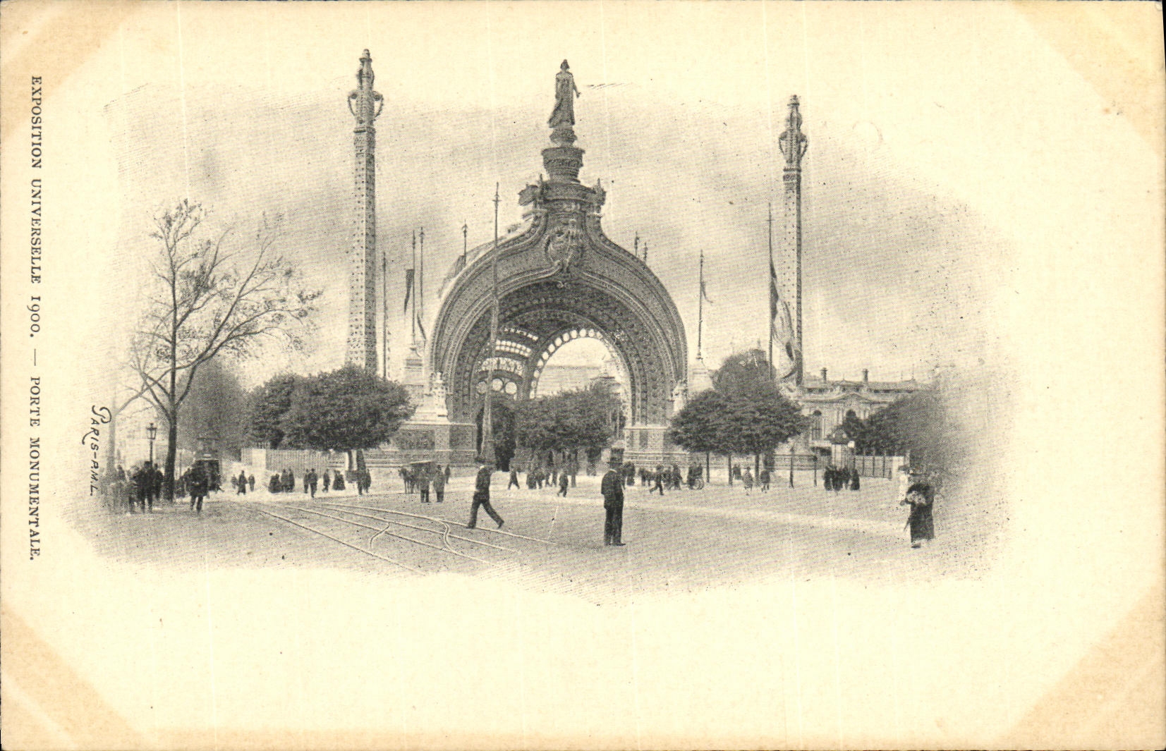 CPA Exposition Universelle Paris 1900 Porte Monumentale