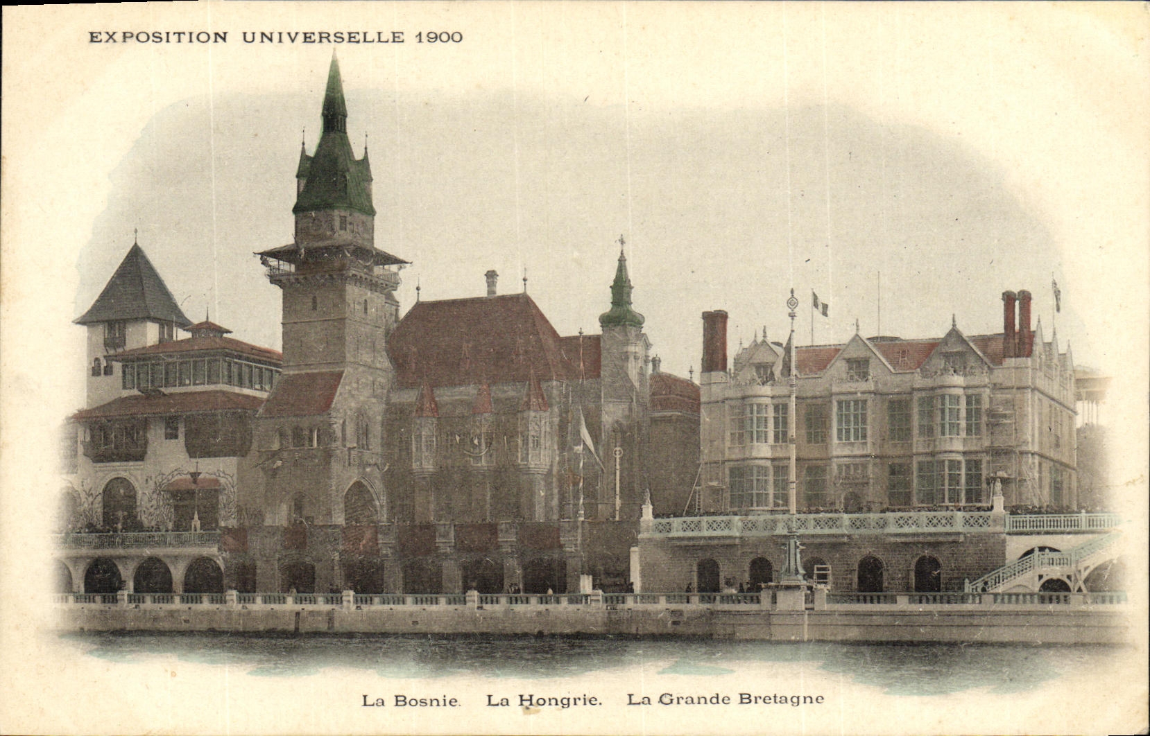 CPA Exposition Universelle Paris 1900 La Bosnie La Grande Bretagne