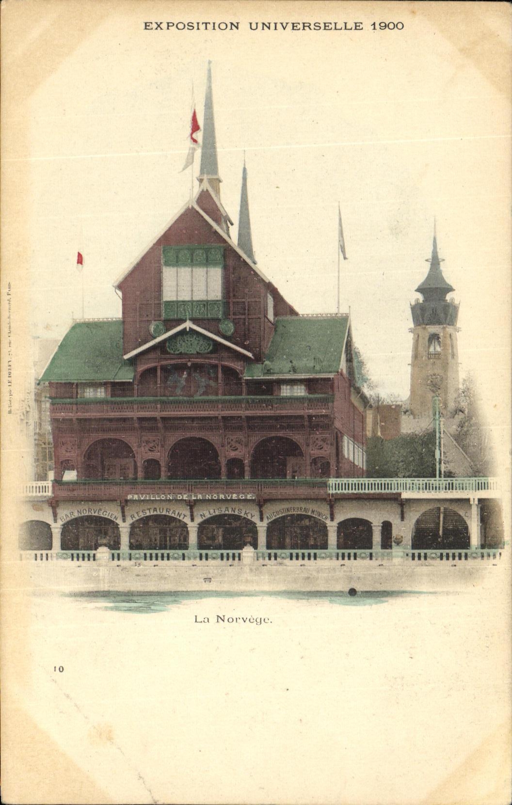 CPA Exposition Universelle Paris 1900 La Norvege