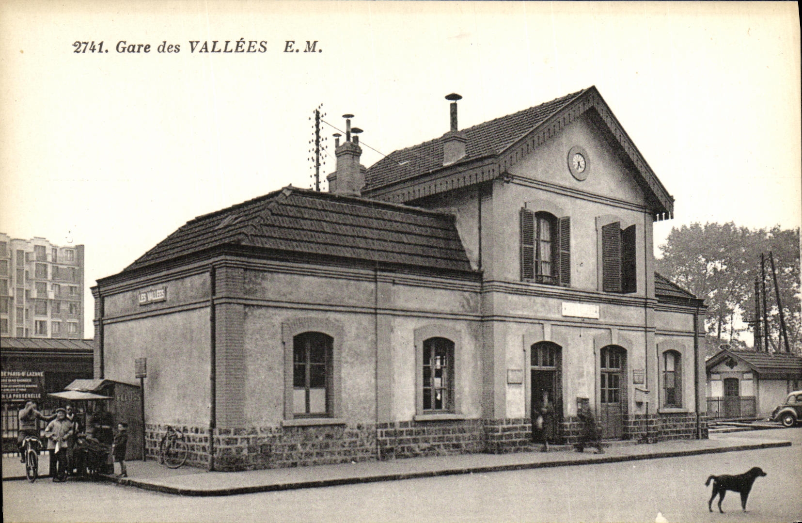 CPA Gare des Vallees 