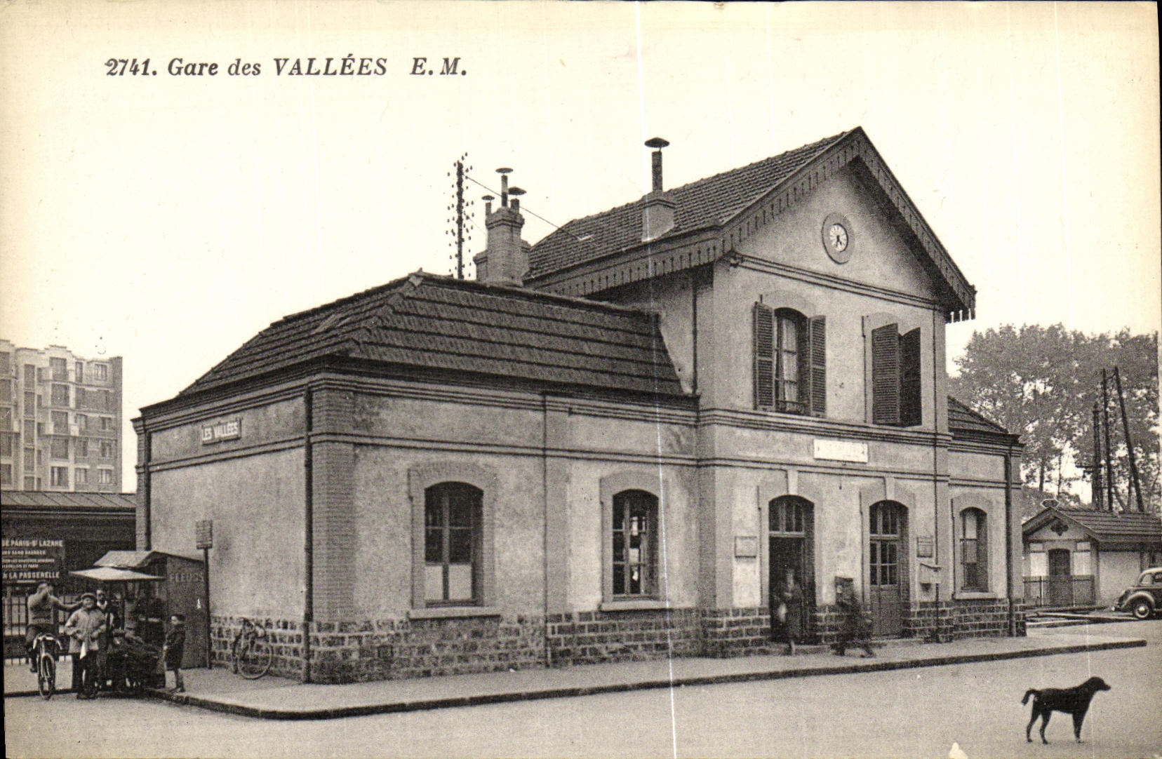 CPA Gare des Vallees 
