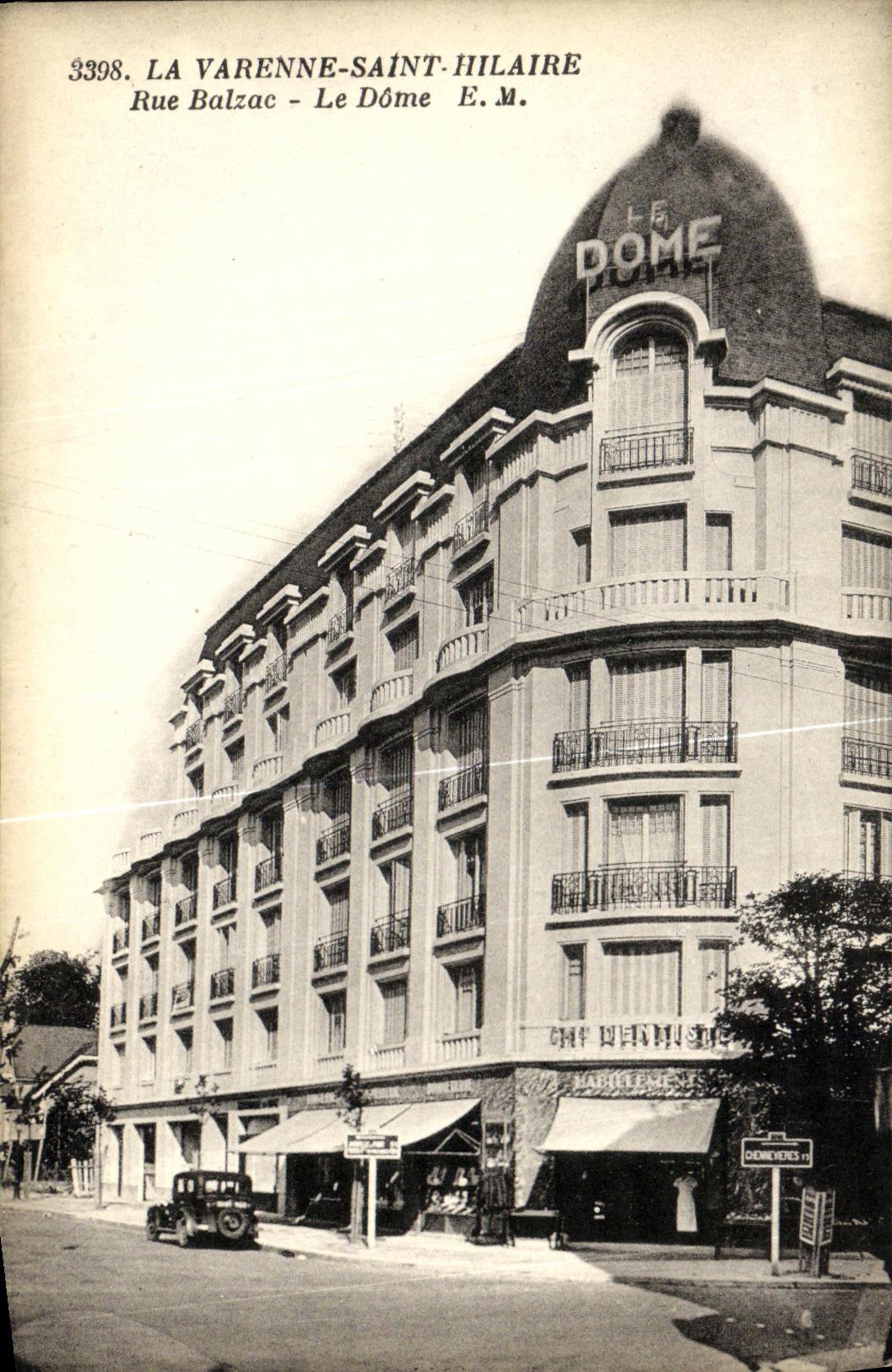 POSTAL de la VENDIMIA de juego del coto el Balzac de la calle de Hilario Saint la boveda