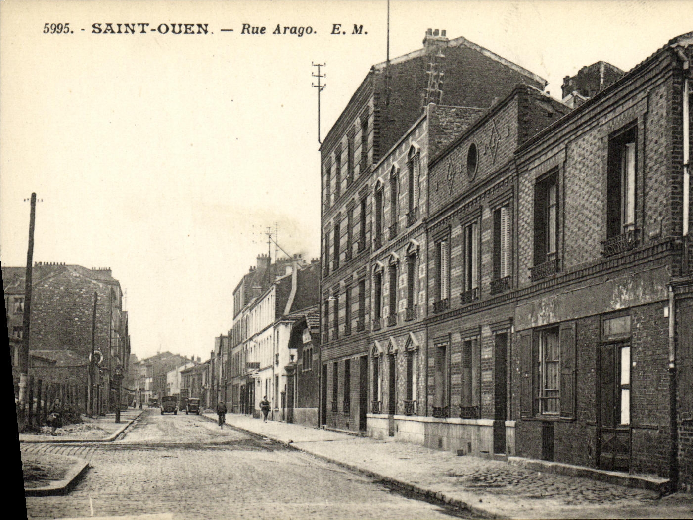 CPA Saint Ouen Rue Arago 