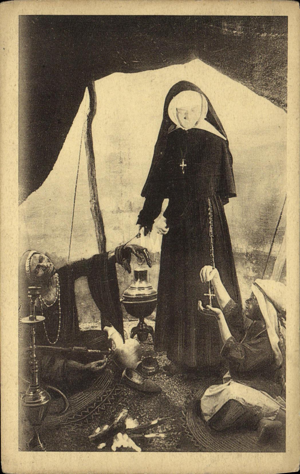 CPA Exposition Coloniale Paris 1931 Pavillon des Missions Catholiques