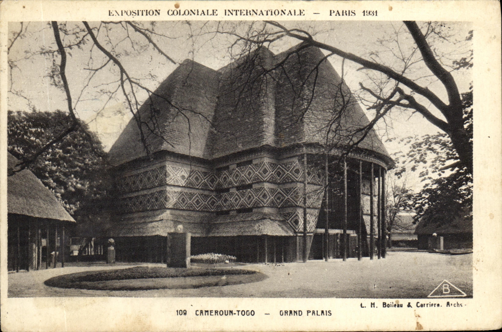 CPA Paris Exposition Coloniale internationale 1931 Camerou Togo Grand palais