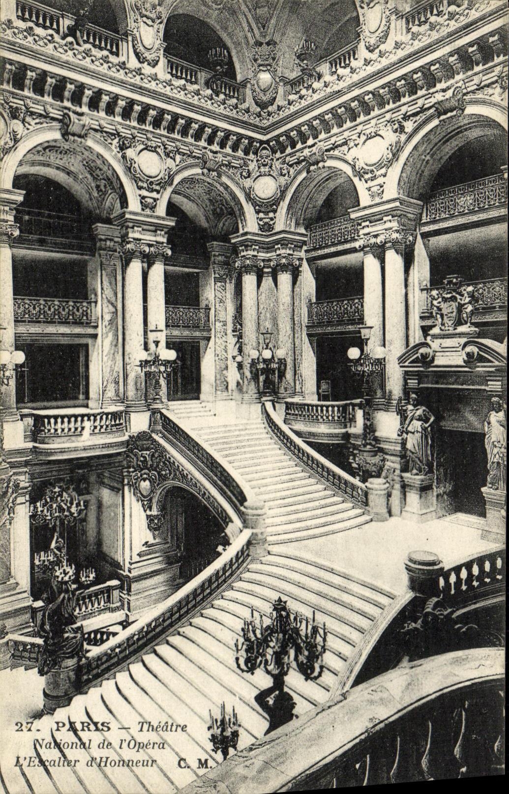 CPA Paris Theatre National de L Opera L Escalier d Honneur