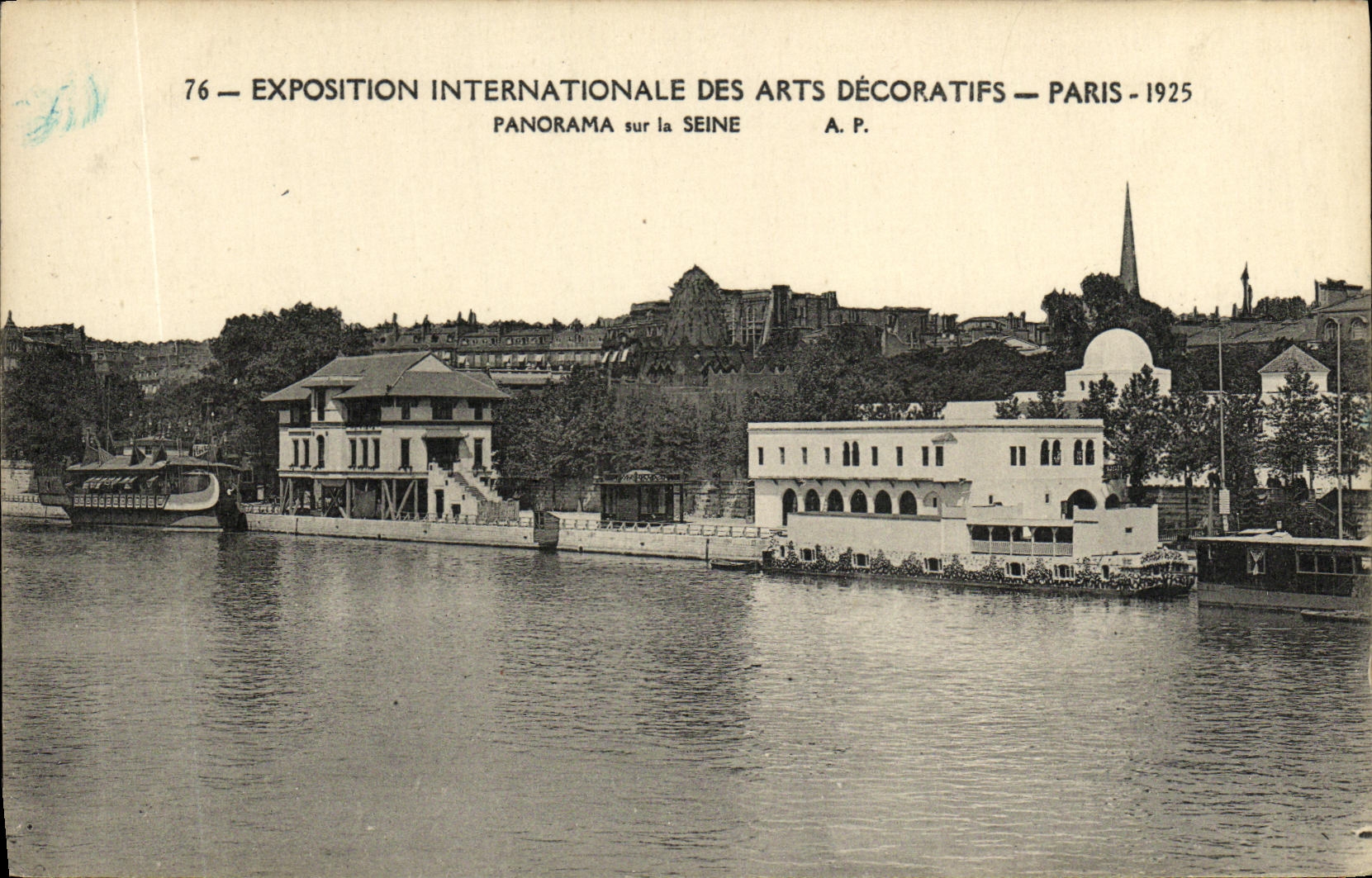 CPA Paris Exposition Internationale Des Arts Decoratifs 1925 Panorama sur la Seine 