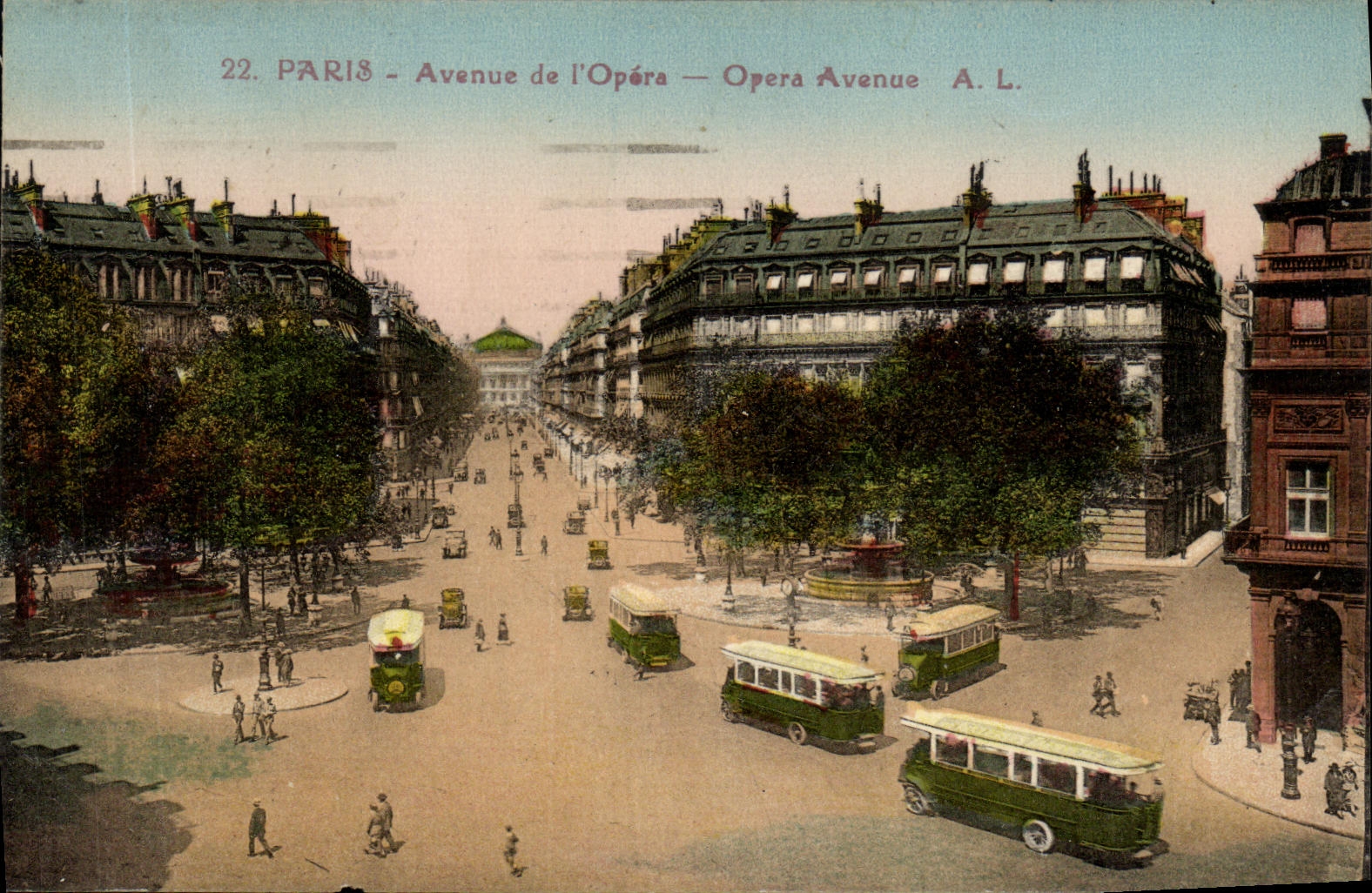CPA Paris Avenue de L Opera 