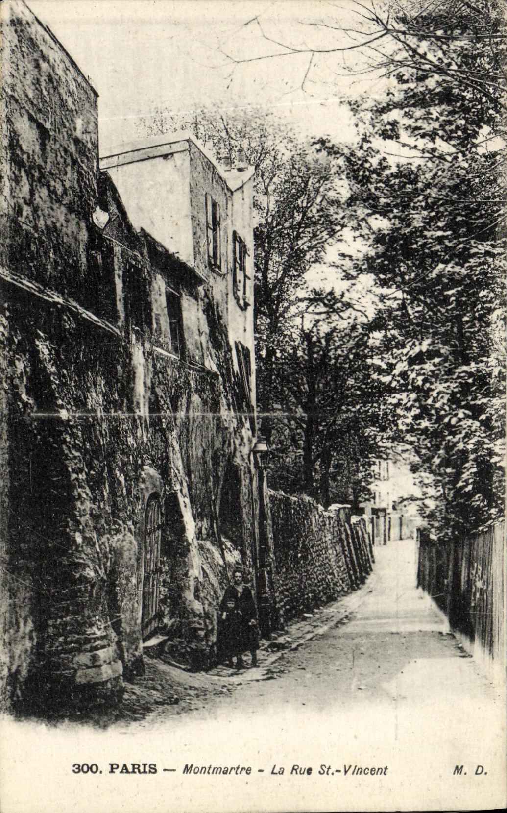CPA Paris Montmartre La Rue St Vincent
