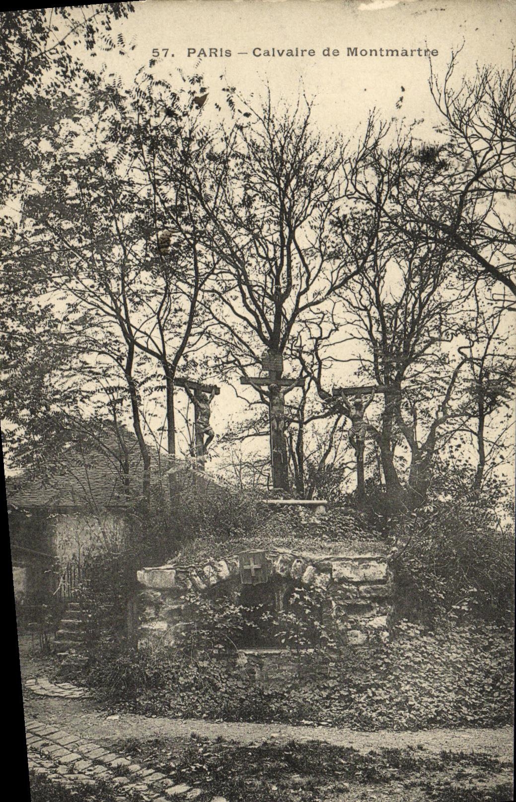 CPA Paris Calvaire de Montmartre