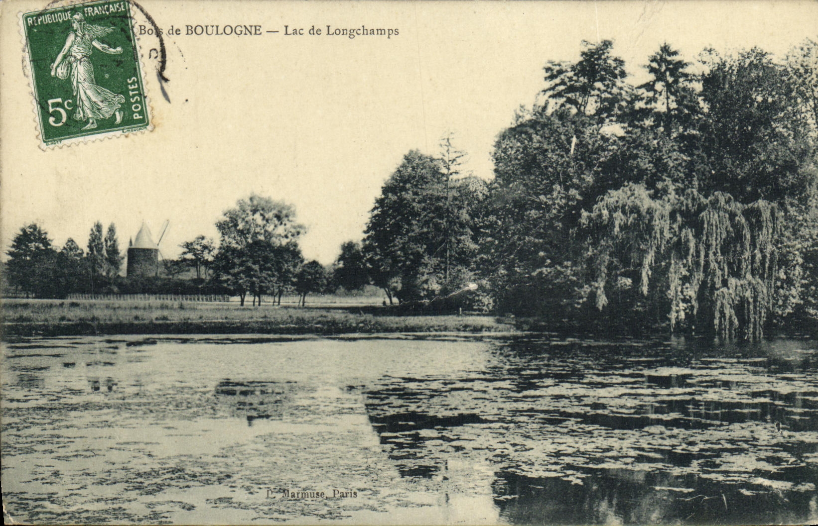 CPA Bourg de Boulogne Lac de Longchamps