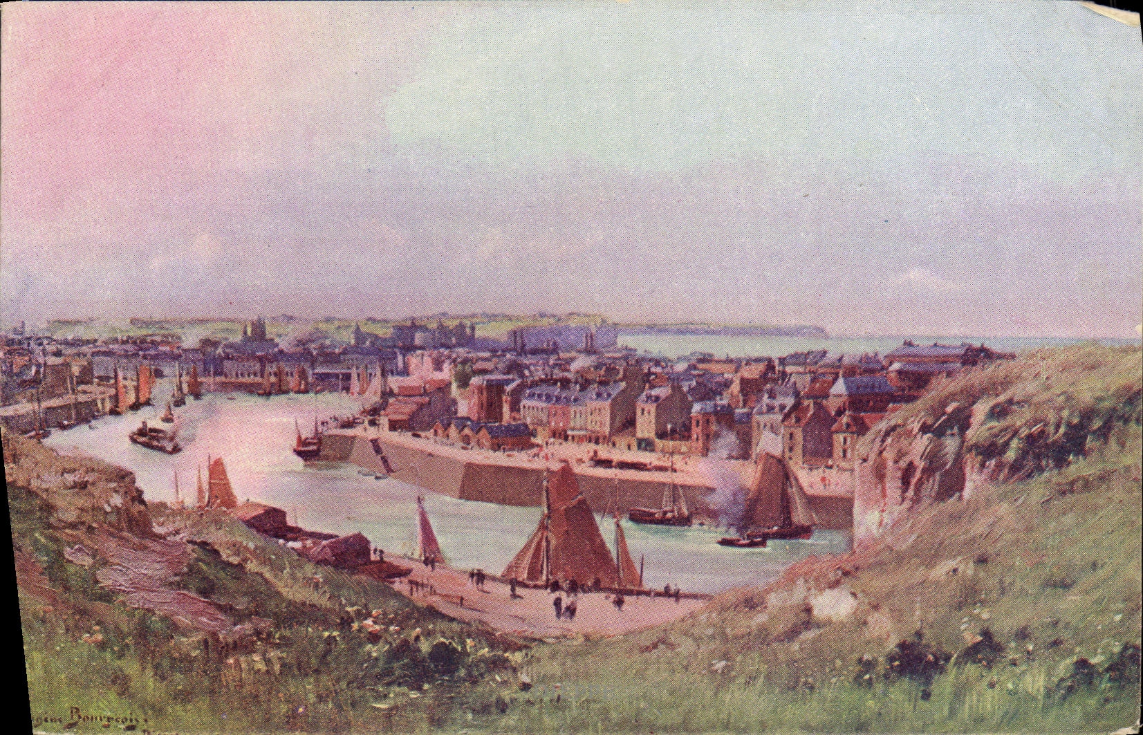 POSTAL Dieppe de la VENDIMIA