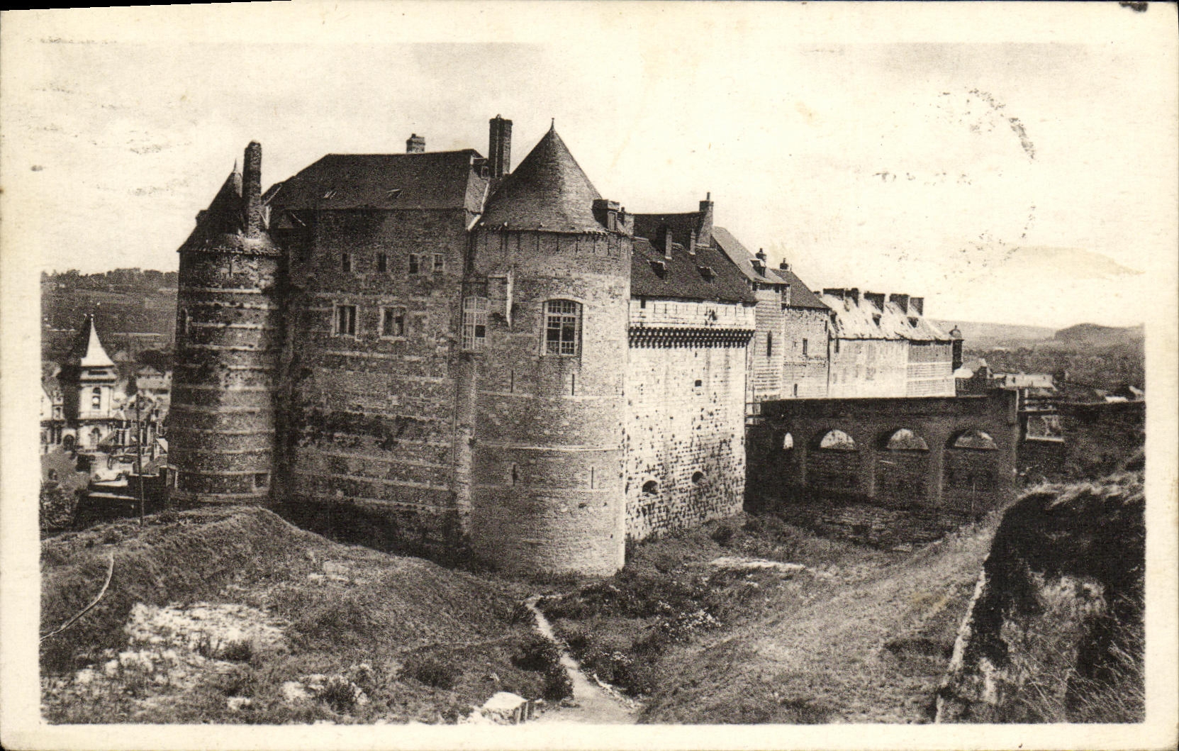 POSTAL Dieppe de la VENDIMIA el ataque frontal norteno occidental del castillo